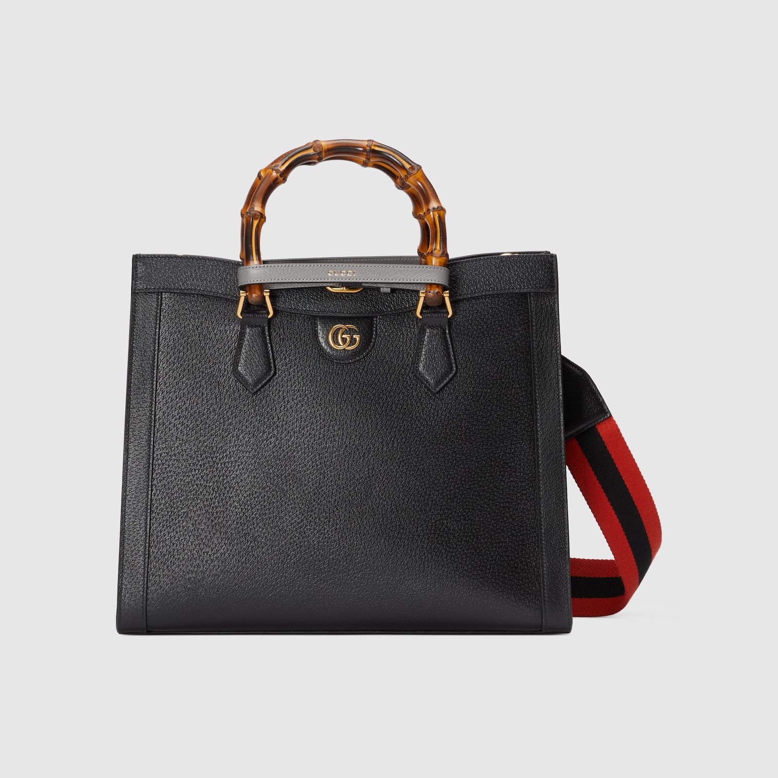 Replica Designer Bag GUCCI Diana medium tote bag black leather