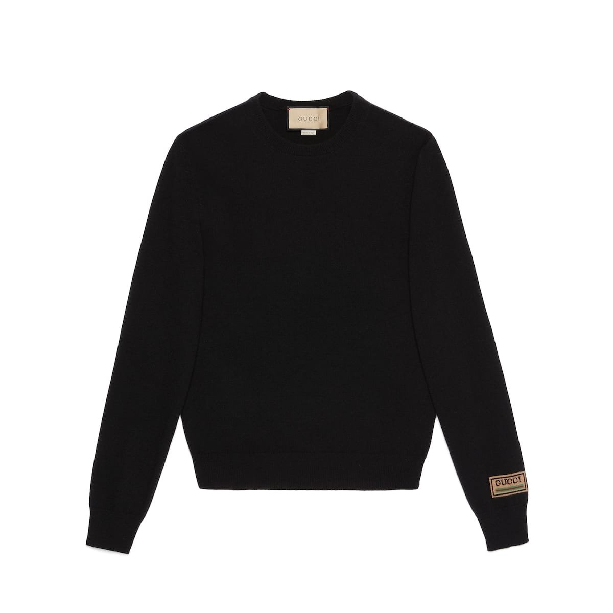 GUCCI Replica Designer Clothes Cashmere sweater with patch
