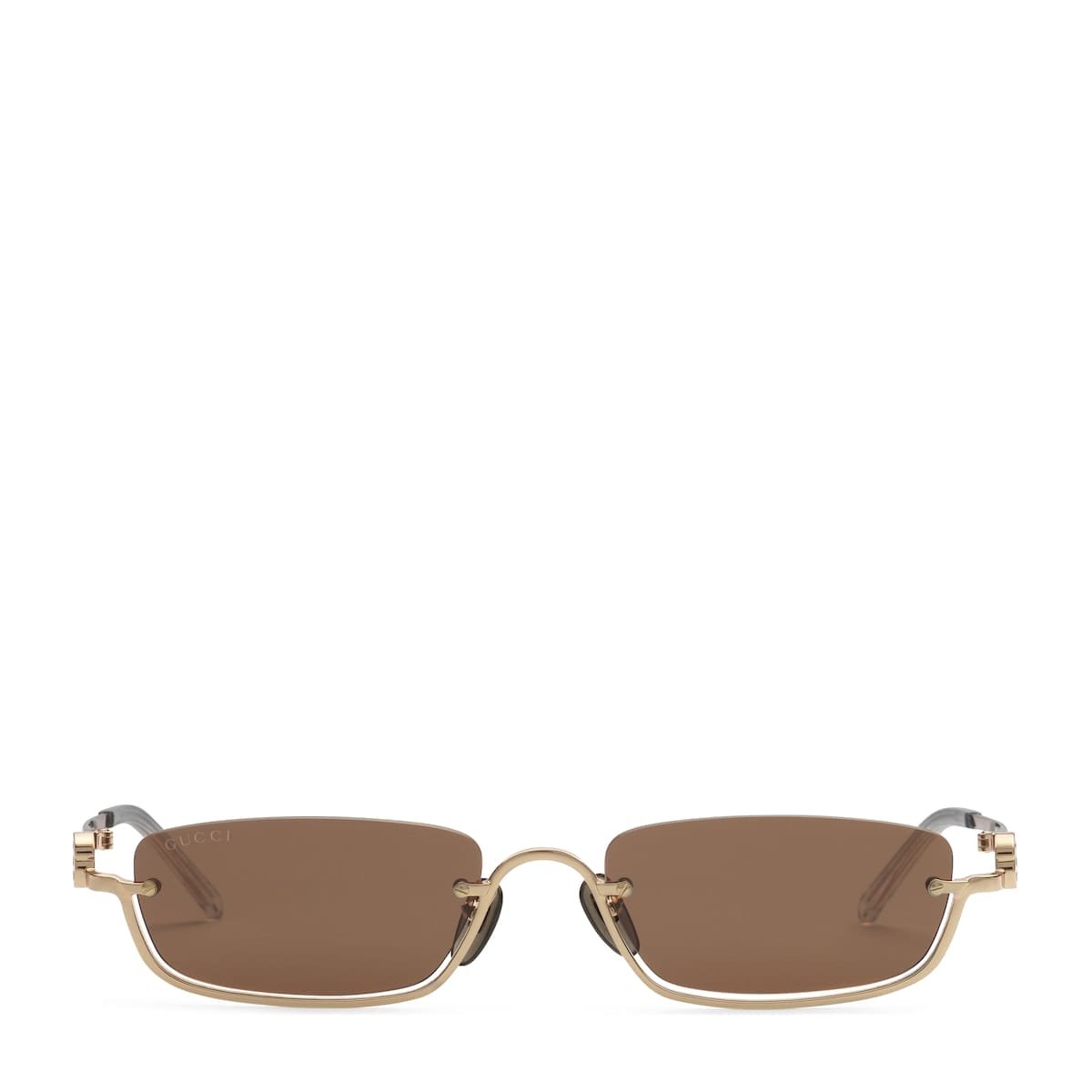 GUCCI Rectangular-frame sunglasses