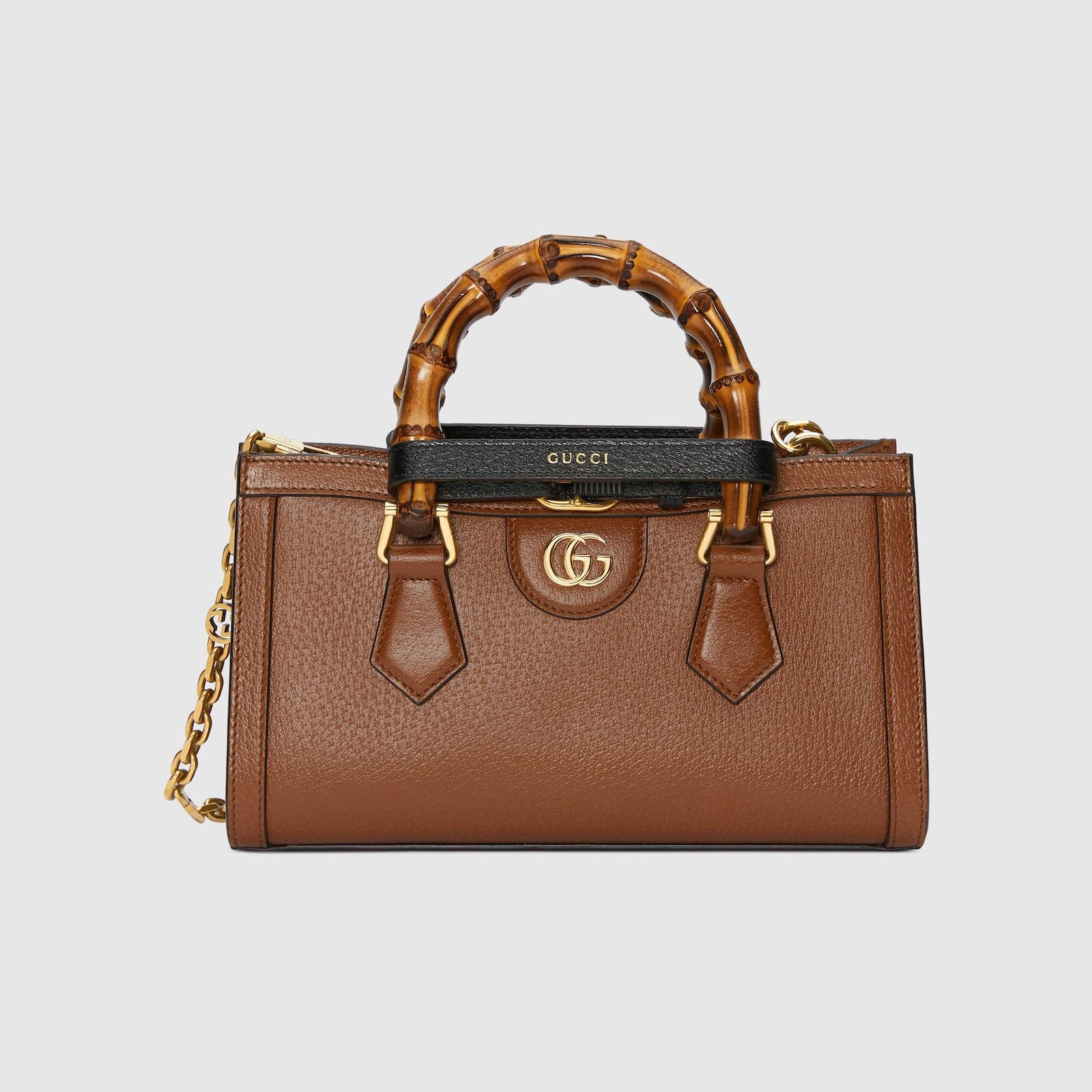 Replica Designer Bag GUCCI Diana small shoulder bag brown leather