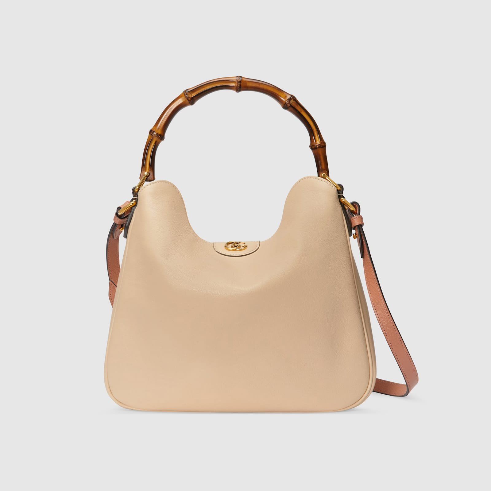 Replica Designer Bag GUCCI Diana medium shoulder bag light beige leather