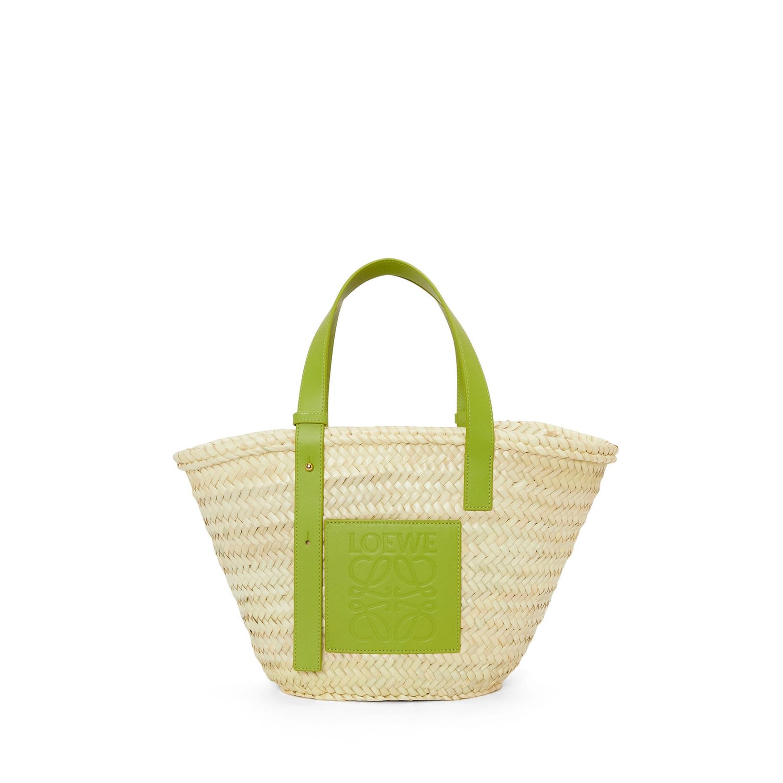 LOEWE Replica Designer Bag Basket bag in palm leaf and Calfskin