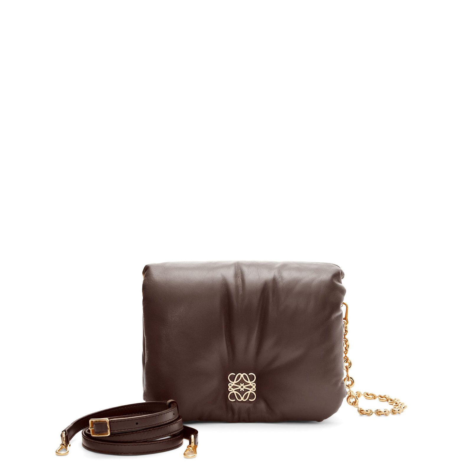 LOEWE Replica Designer Bag Puffer Goya bag in shiny Nappa Lambskin