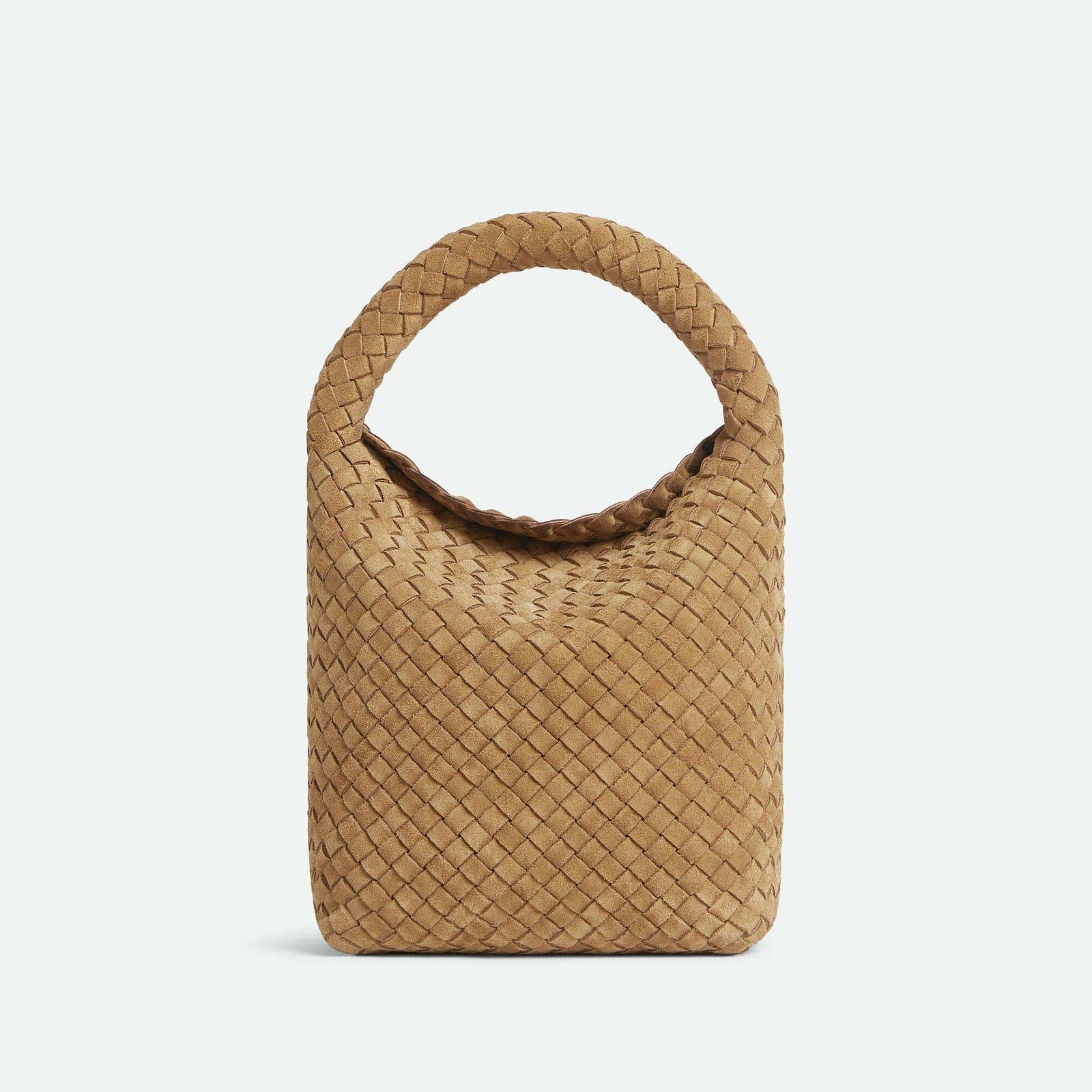 Bottega Veneta Replica Designer Bag Small Cabat Bucket Dark Praline