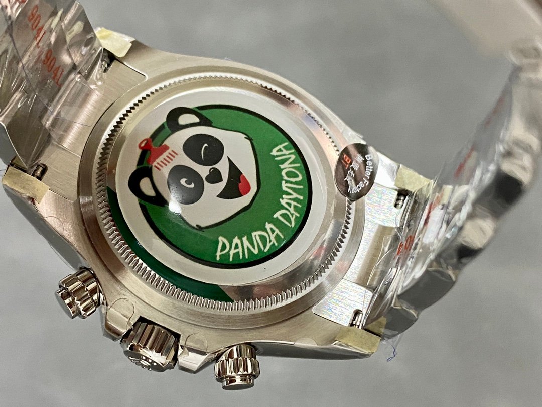 Fake Rolex replica watch Ceramic Daytona Steel Ceramic "Panda" White Dial 126500LN