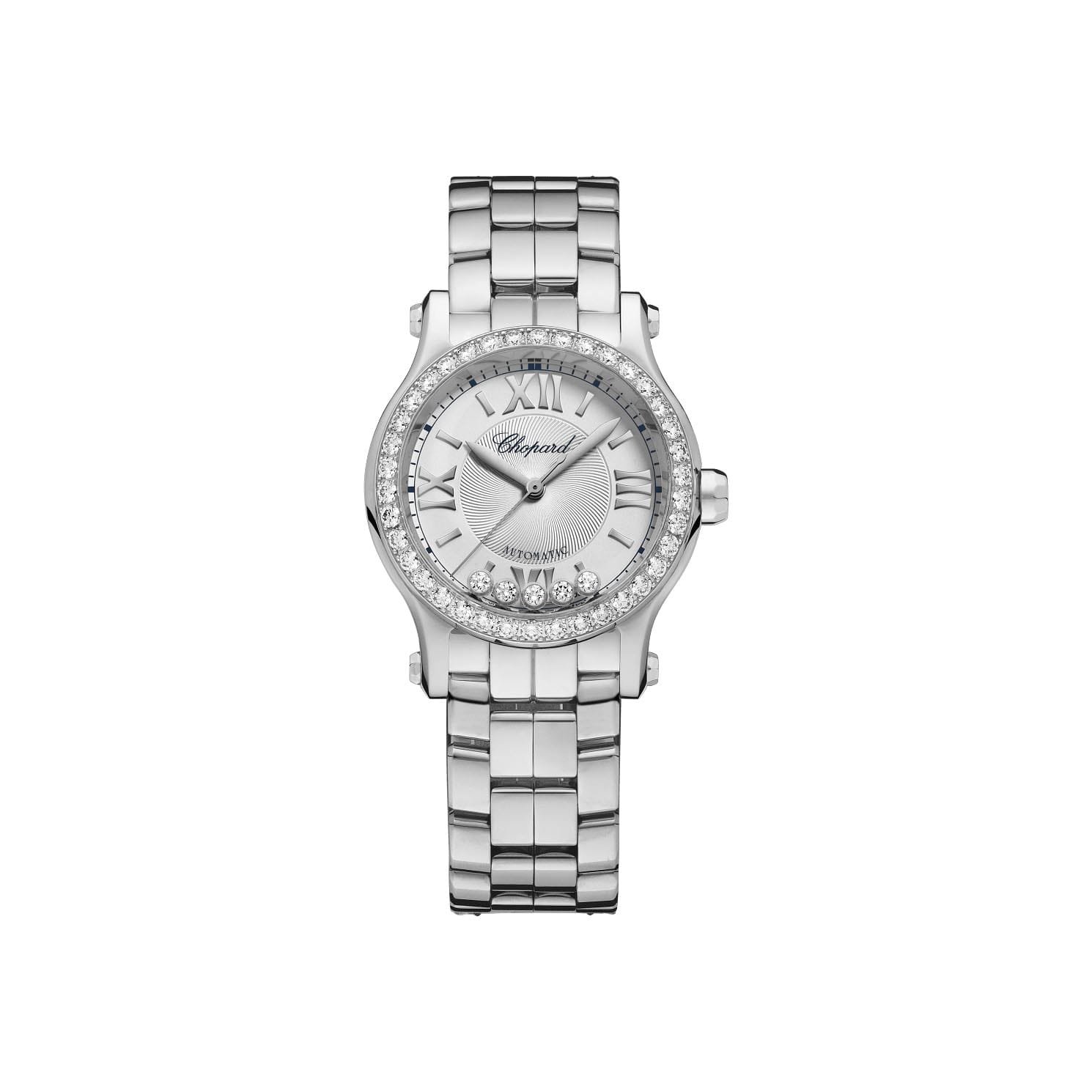 Chopard Replica Happy Sport 30 mm Automatic Lucent Steel 278573-3014