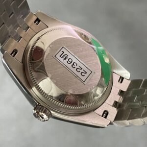 best fake rolex replica watch Datejust 31 White Gold/Steel Aubergine Roman Diamond VI Dial & Fluted Bezel Jubilee Bracelet 278274 GSF