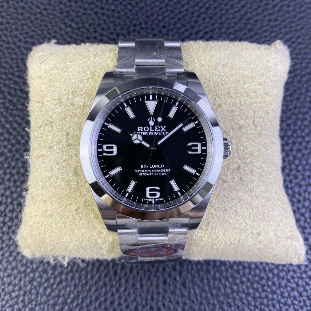 Fake Rolex Replica watches For Sale Explorer I Steel 36mm Black Dial 124270 Clean