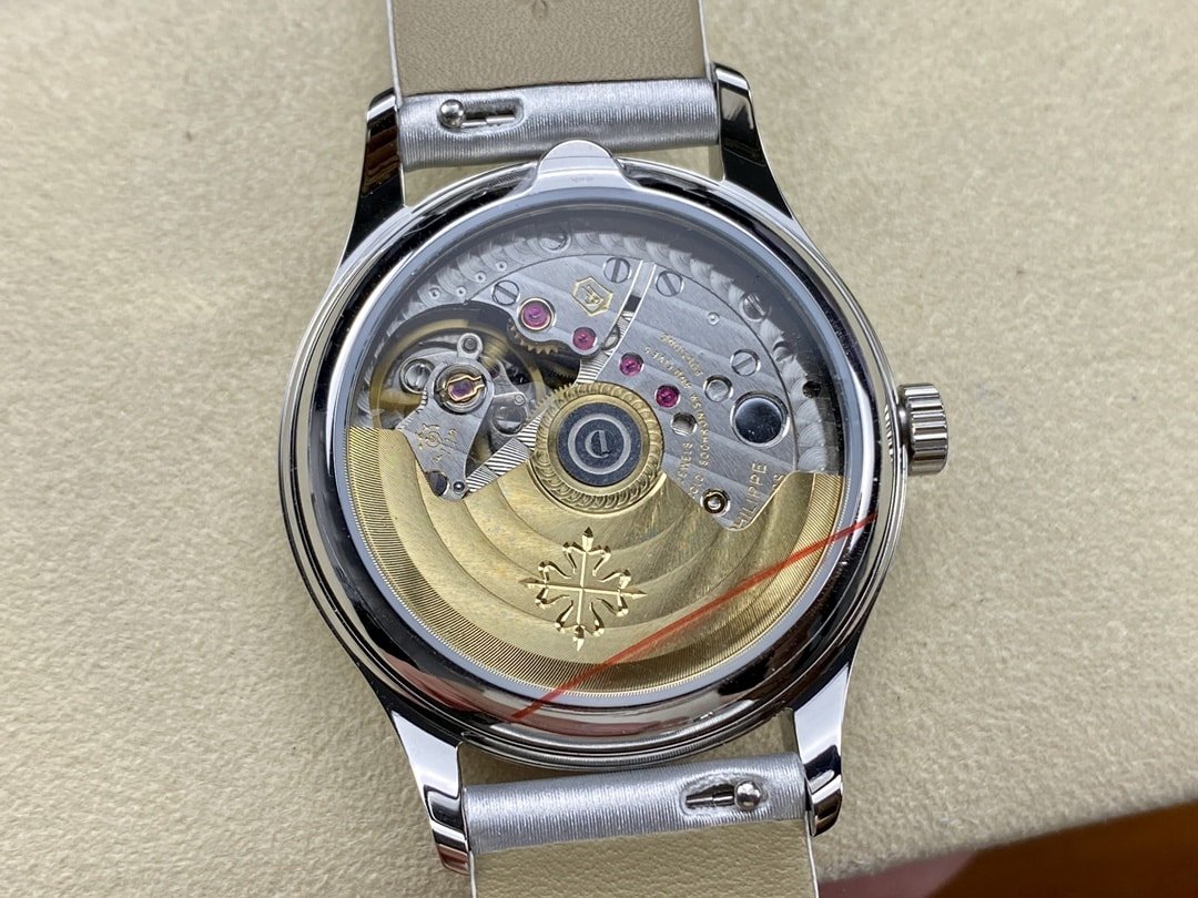 Fake Patek Philippe Replica Watch Calatrava Manually Wound White Gold Grey Dial 4897G-010 JMF