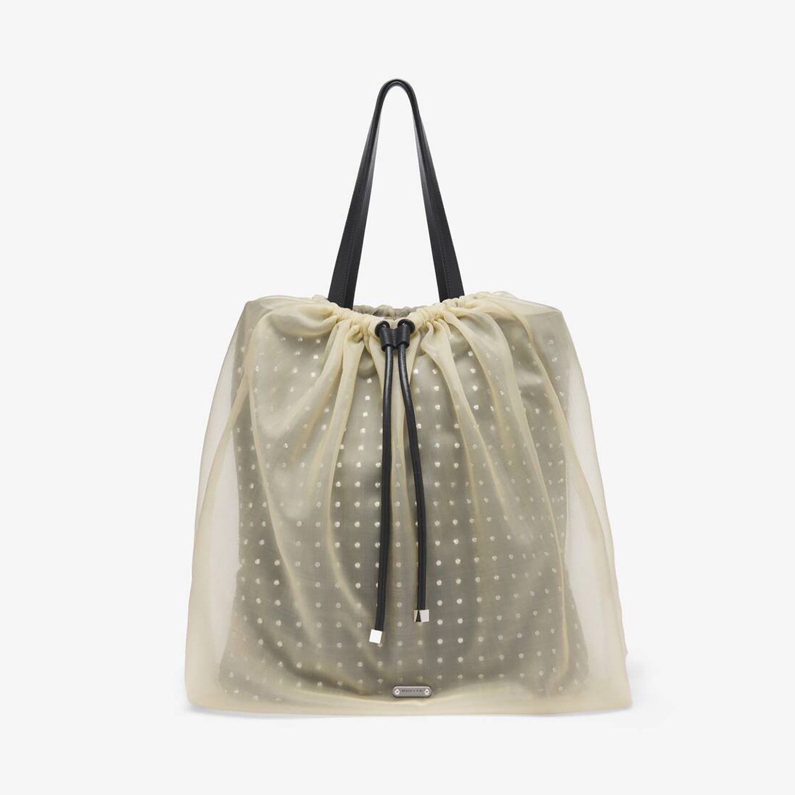 Replica Designer Bag Alexander McQueen The Nebula Tote Bag in Black