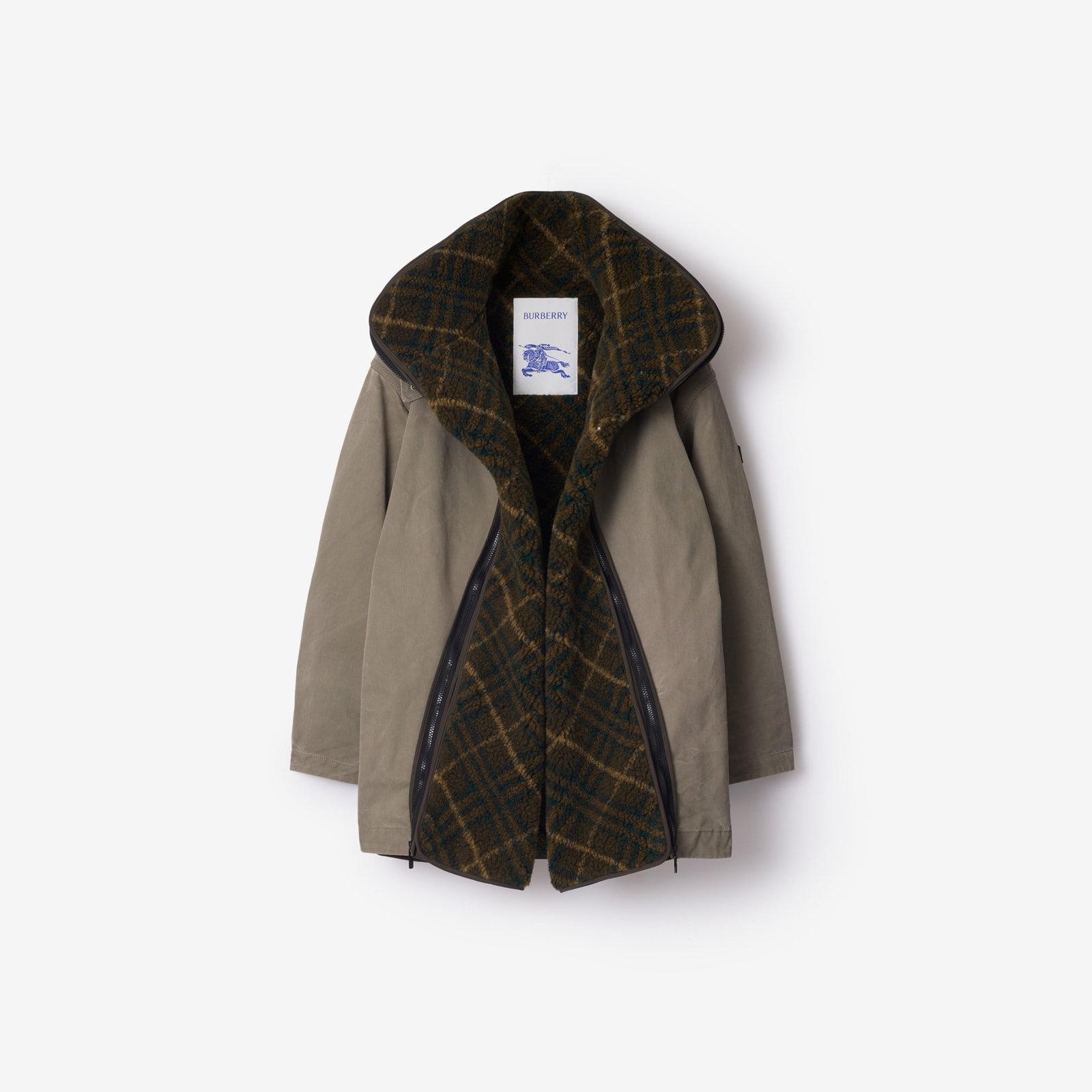 Burberry Detachable Warmer Cotton Parka