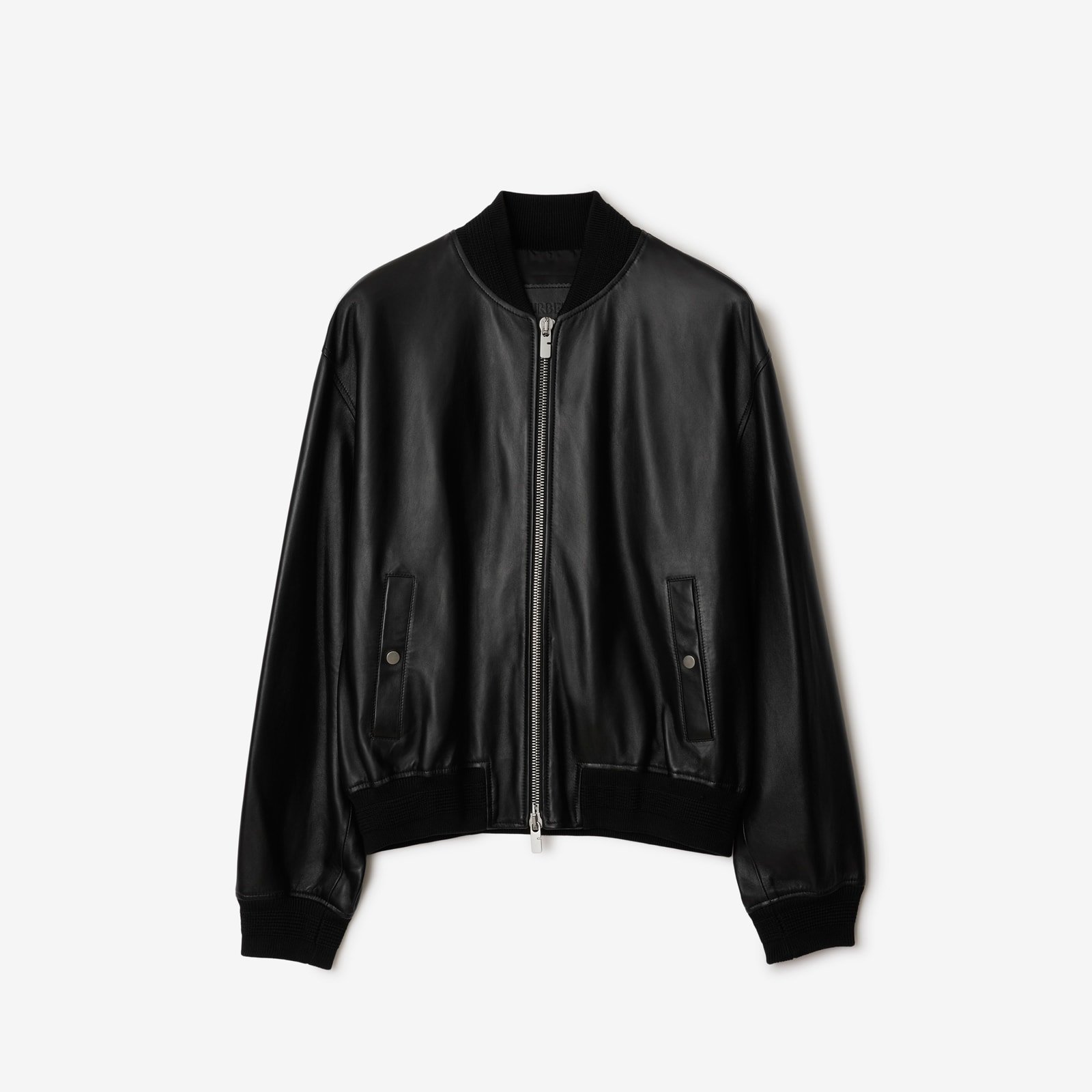 Burberry Leather Bomber Jacket