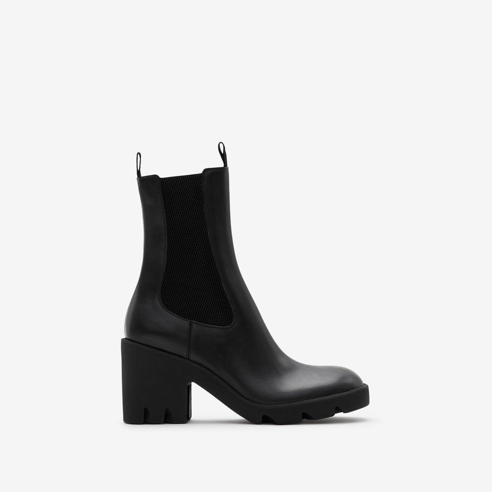 Burberry Leather Stride Chelsea Boots