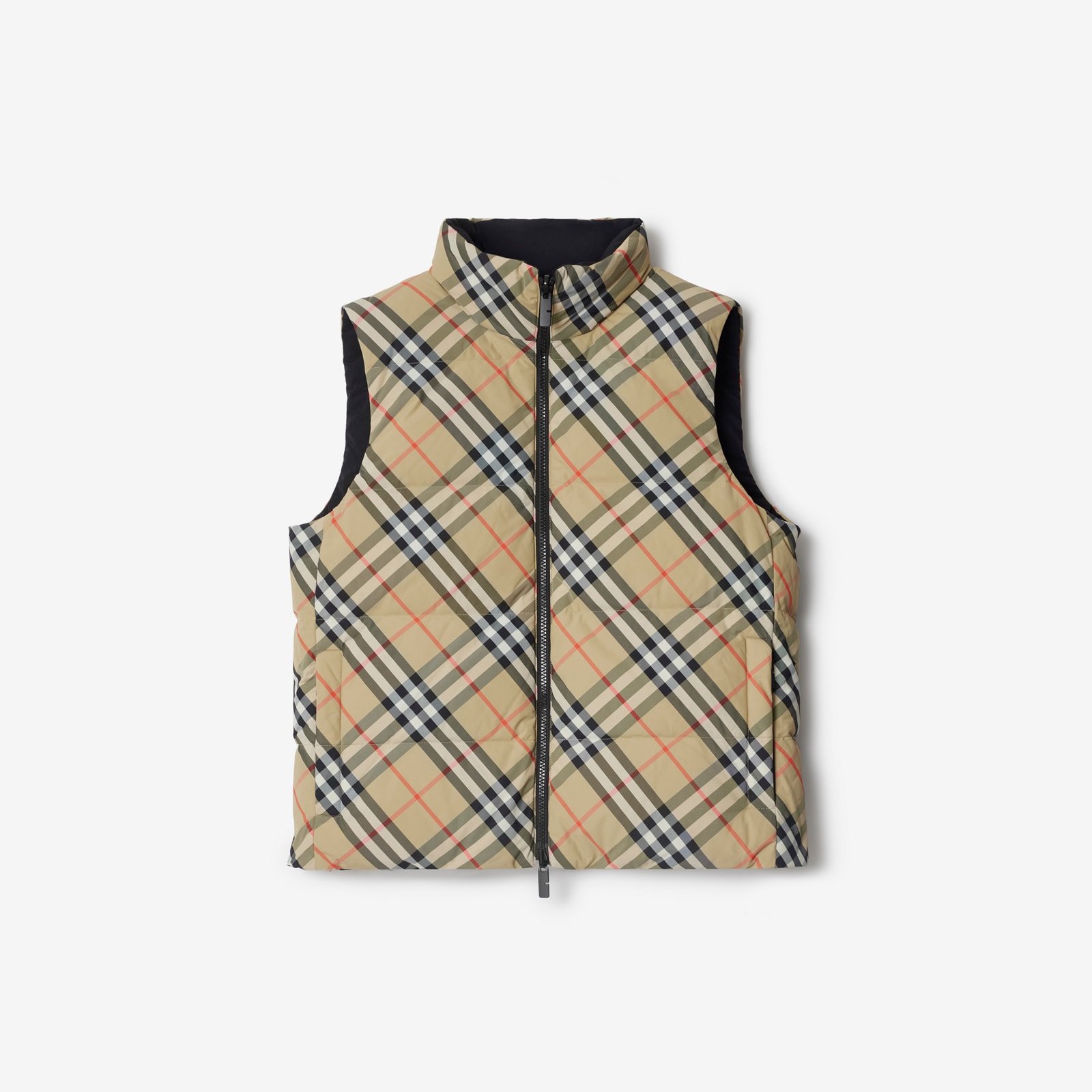 Burberry Reversible Check Nylon Puffer Gilet