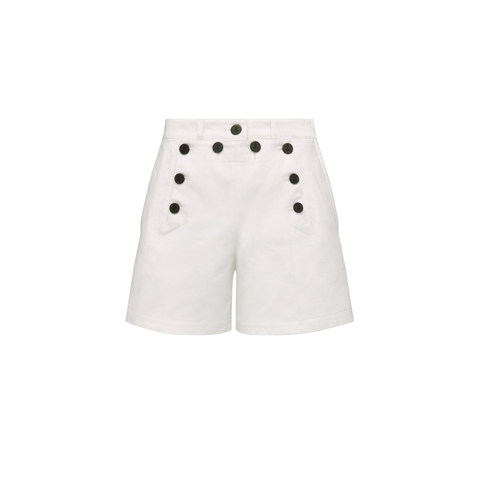 Dior Sailor Shorts White Cotton Gabardine