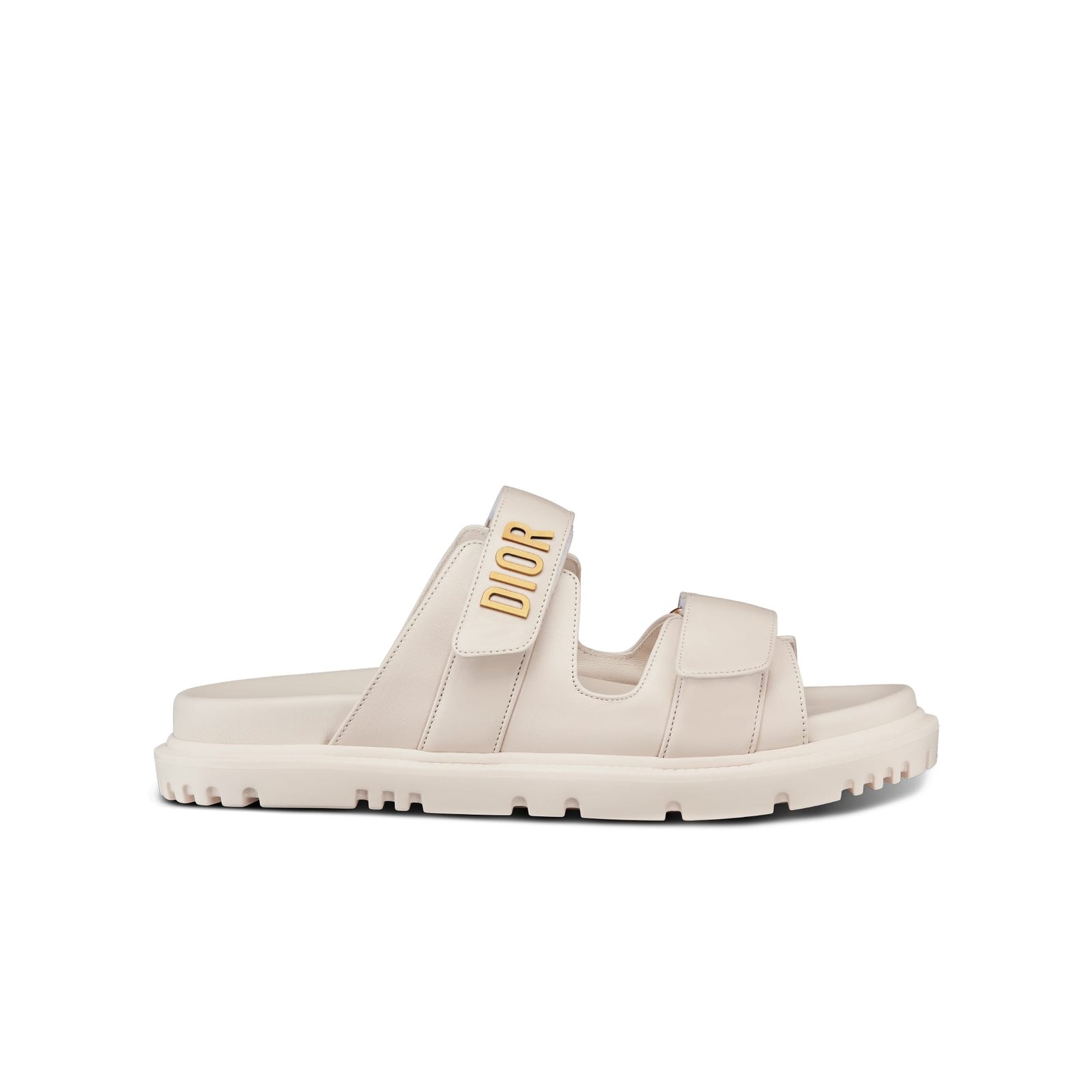 Dioract Slide White Lambskin