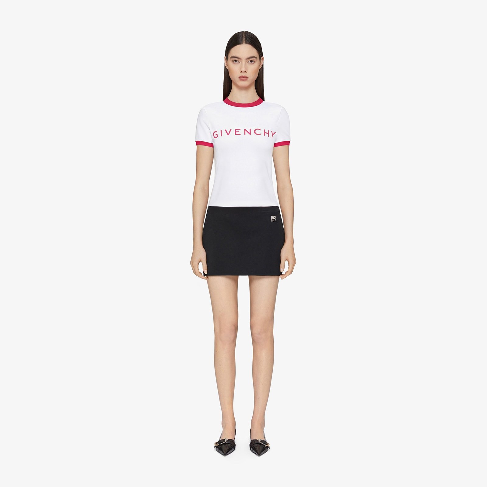 Givenchy Women's Archetype Slim Fit T-Shirt In Cotton
