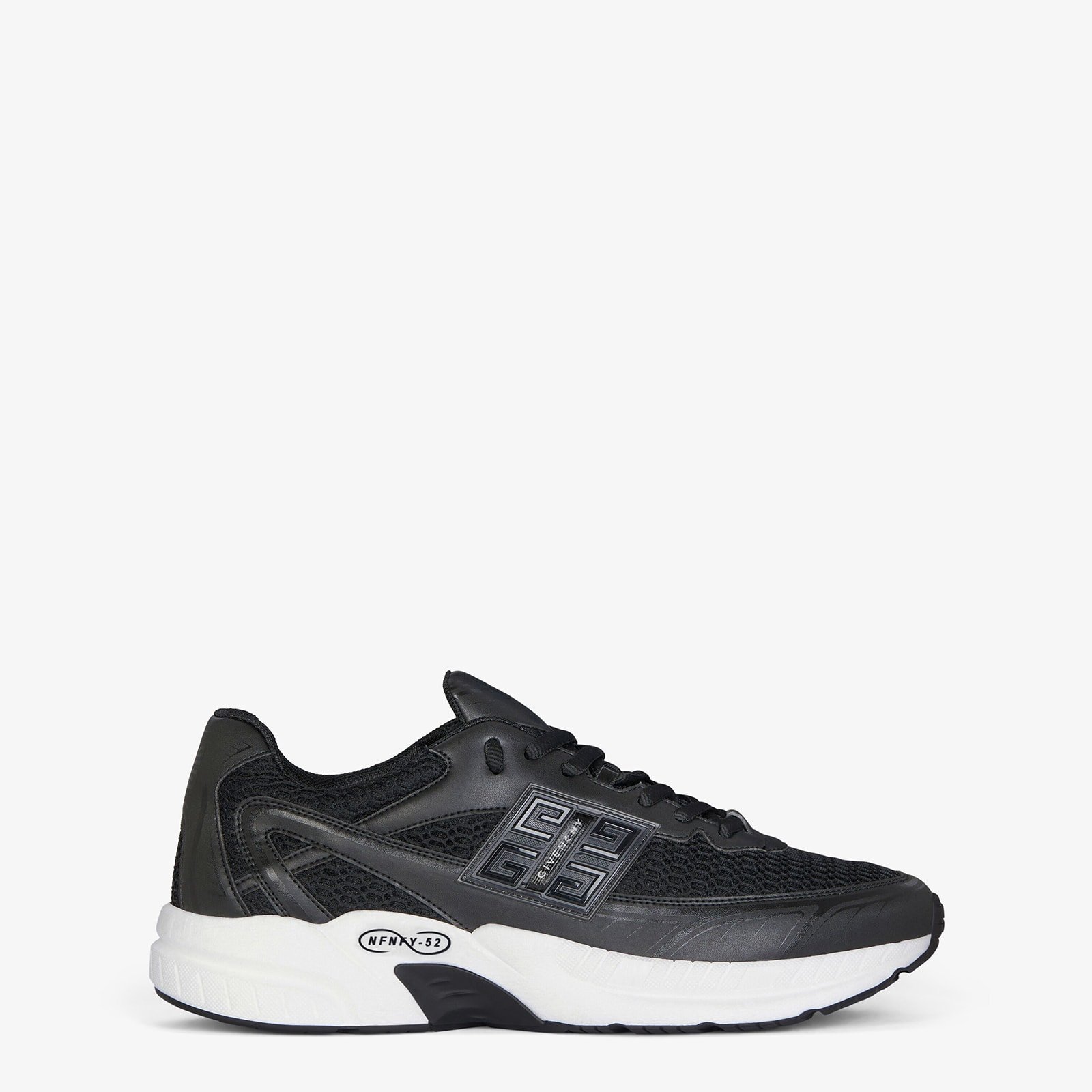 Givenchy Nfnty-52 Sneakers In Synthetic Leather And Mesh