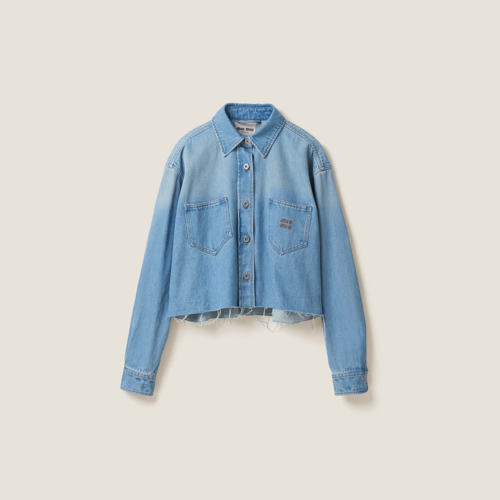 Miu Miu Denim Blouson Jacket