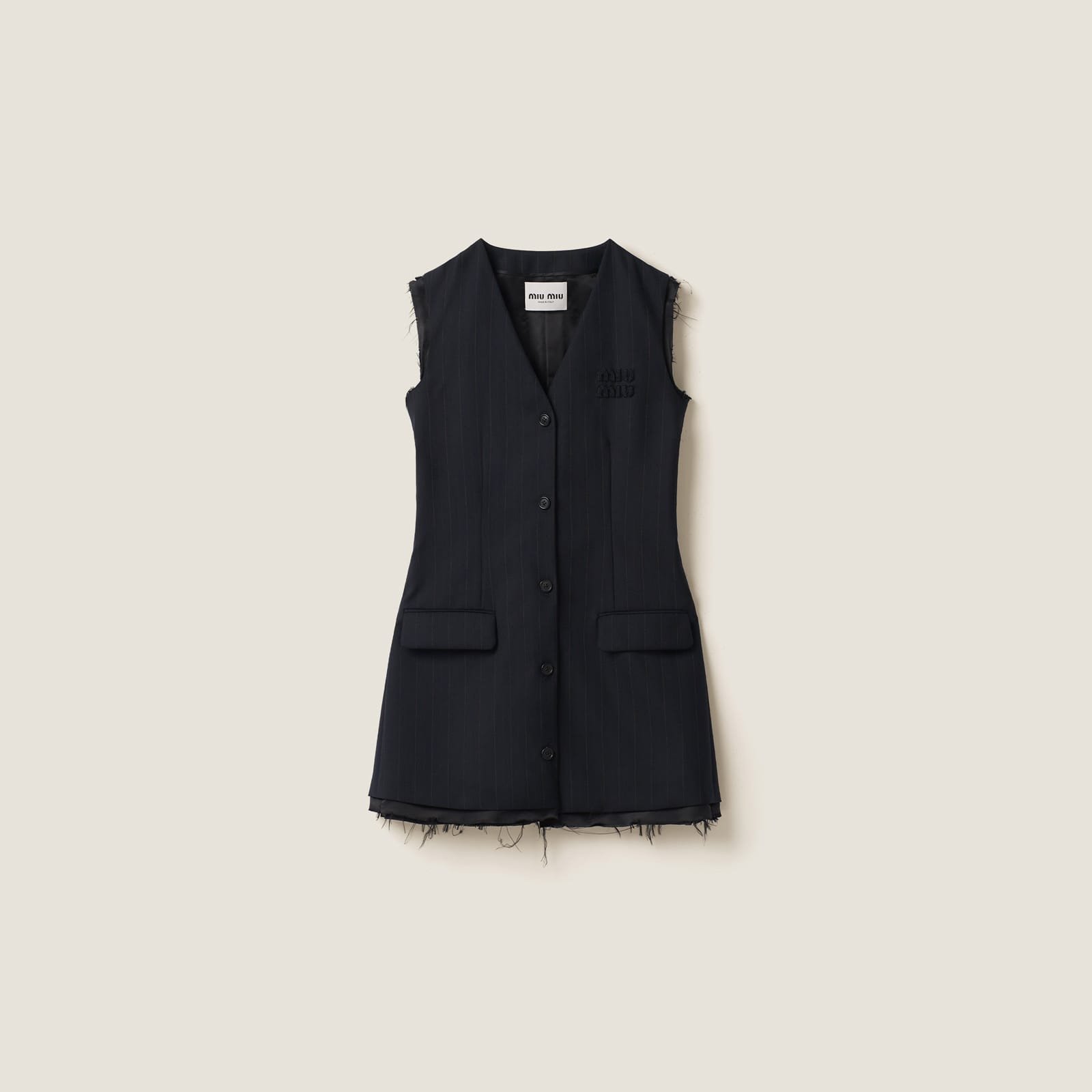 Miu Miu Pinstriped Mini-Dress