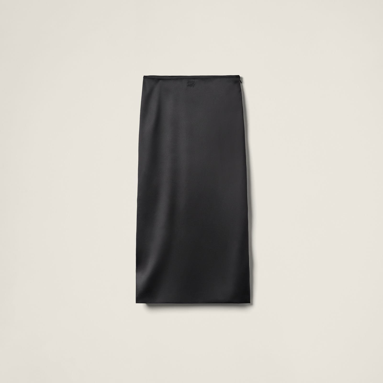 Miu Miu Stretch Satin Skirt