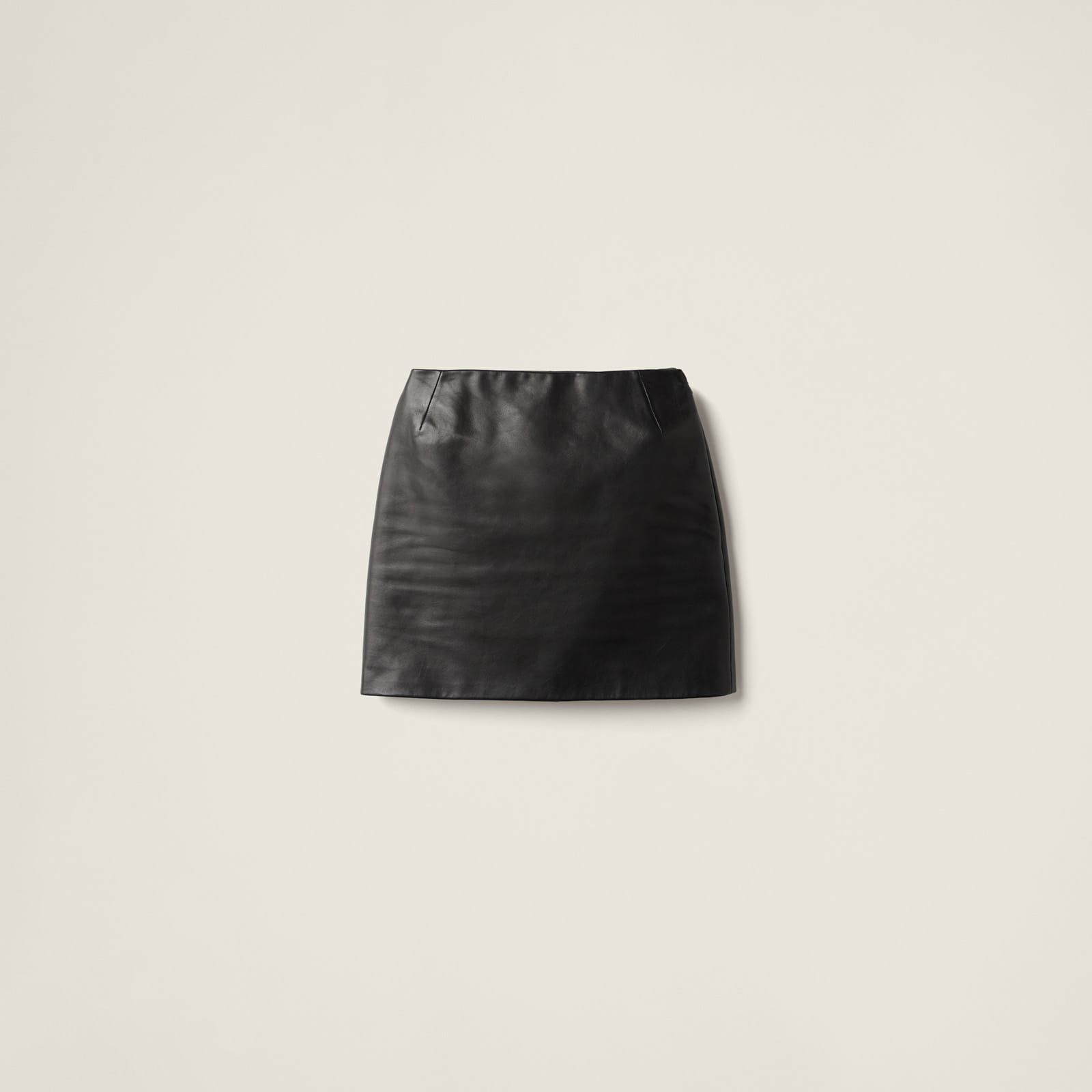 Miu Miu Leather Miniskirt