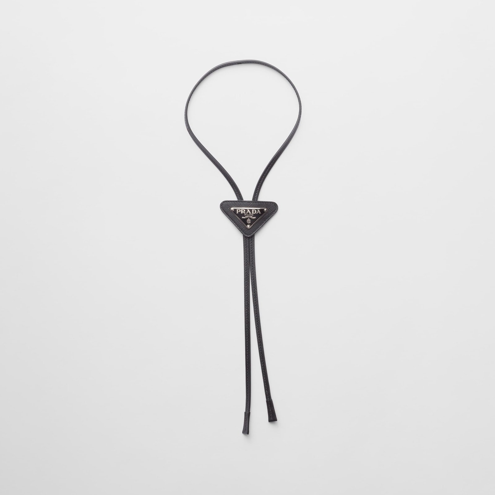 Prada Saffiano Leather Bolo Tie