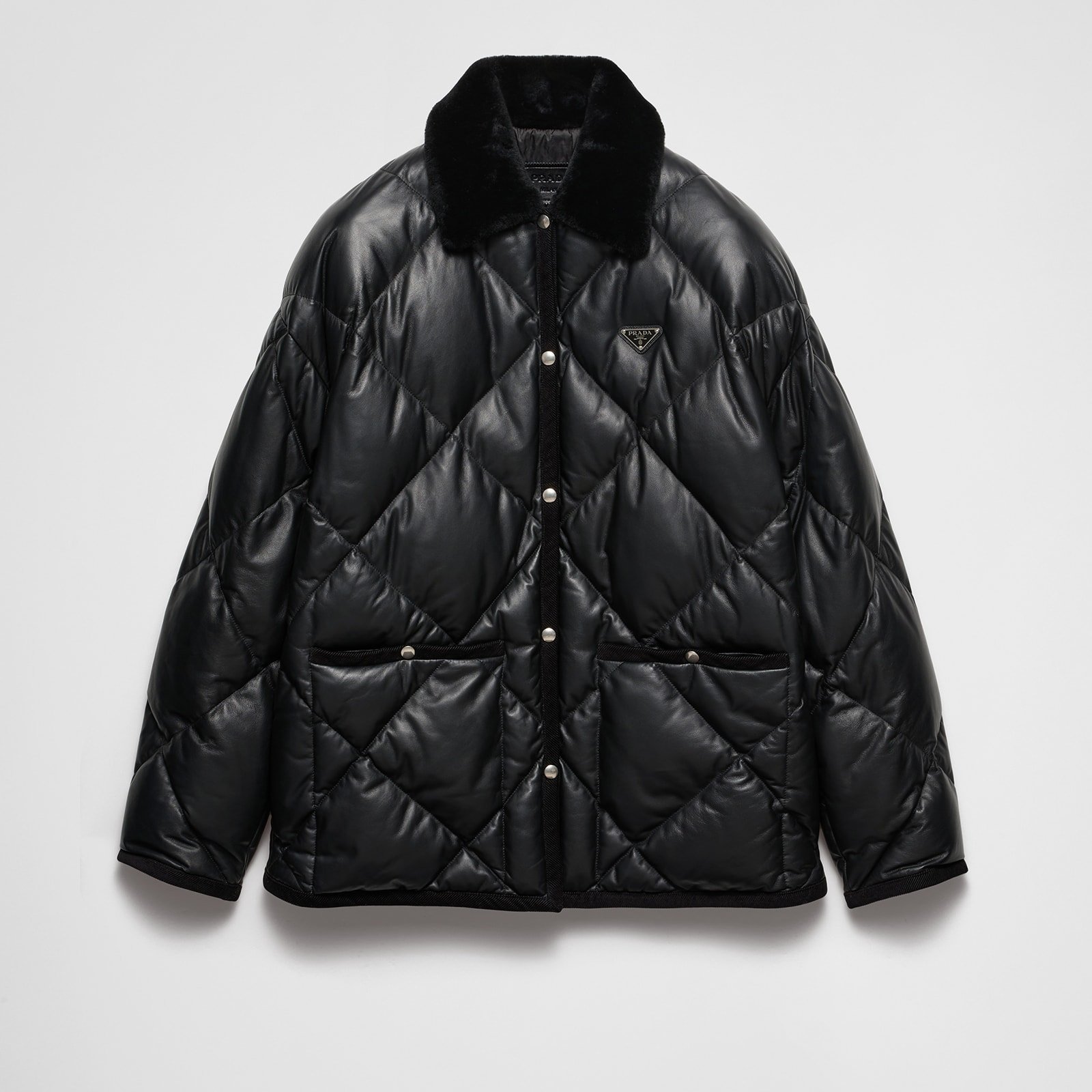 Prada Quilted Nappa Leather Caban