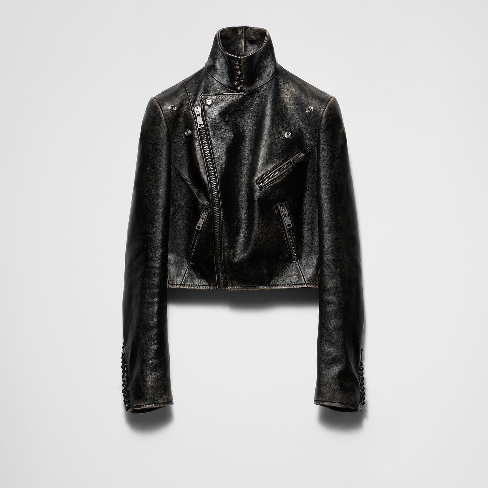 Prada Leather Biker Jacket