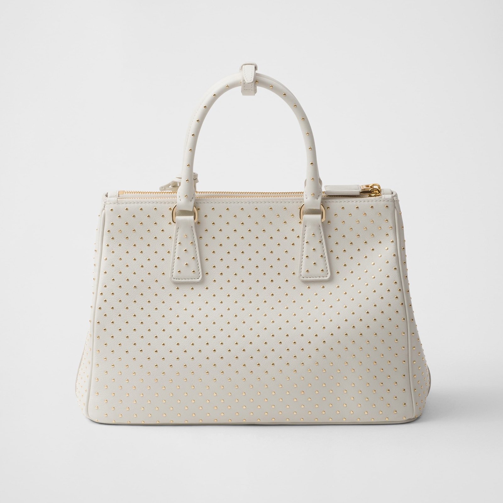Replica Designer Bag Prada Large Galleria Studded Leather Bag - Image 4