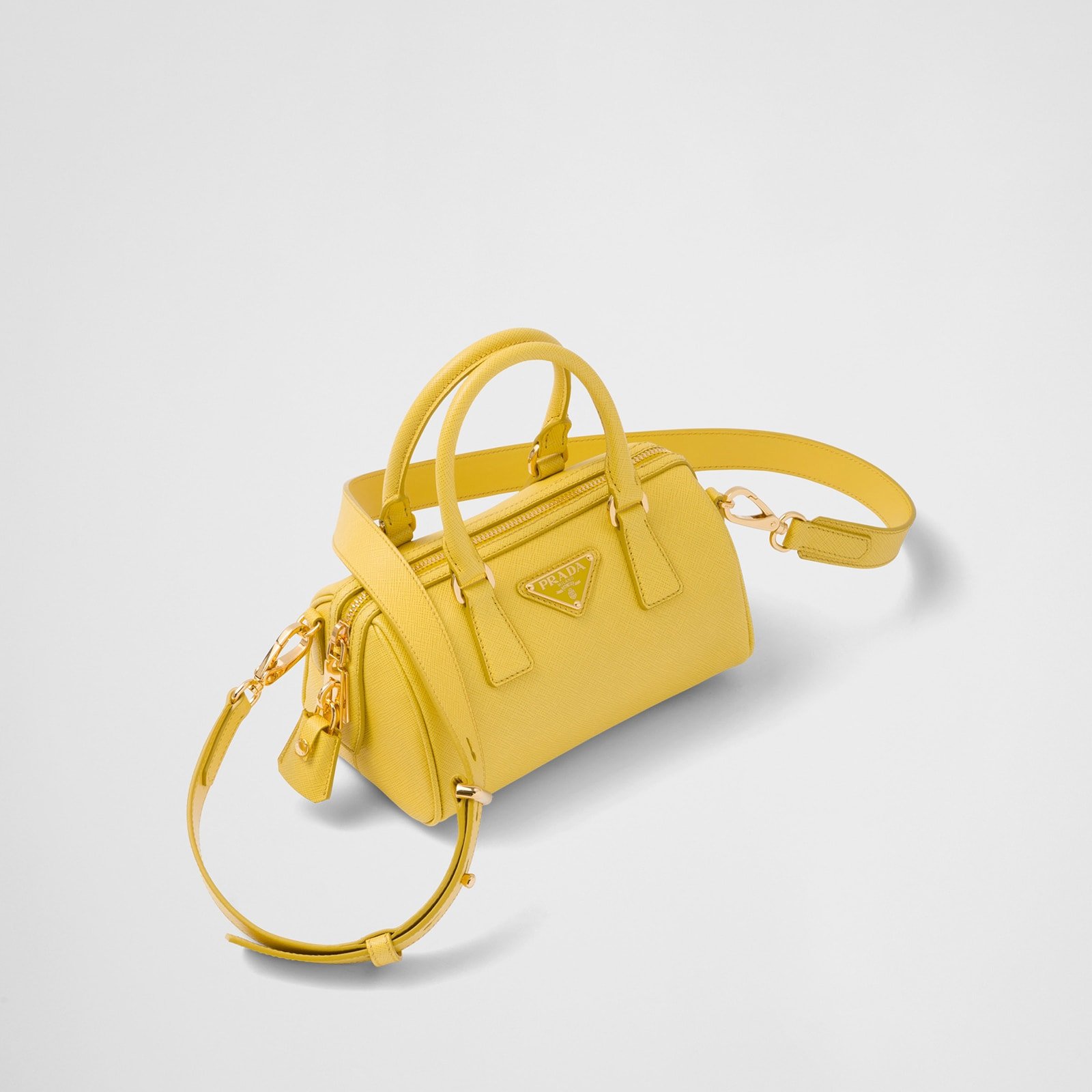 Replica Designer Bag Prada Saffiano Leather Top-Handle Bag - Image 3