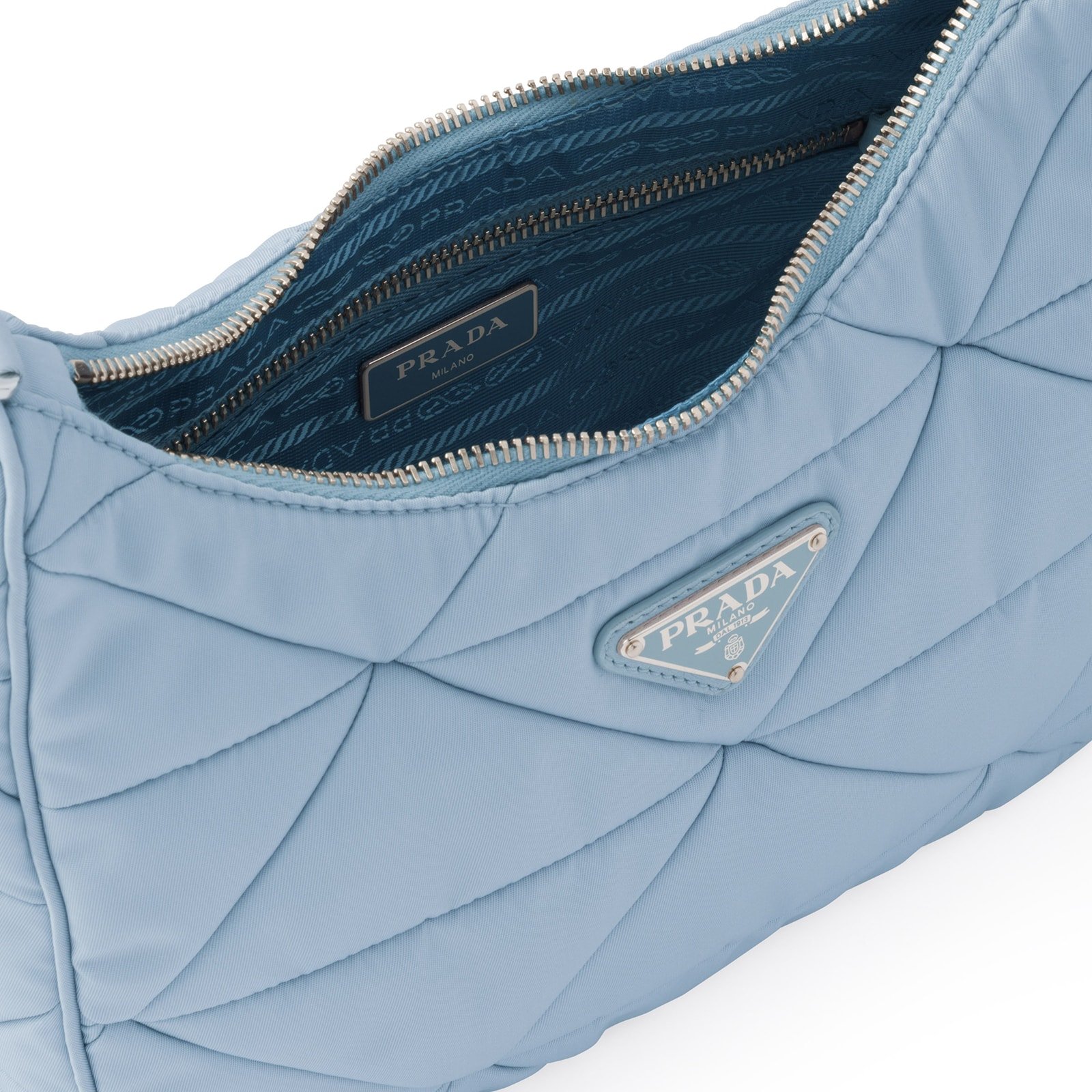 Replica Designer Bag Prada Re-Nylon Padded Hobo Bag - Image 4