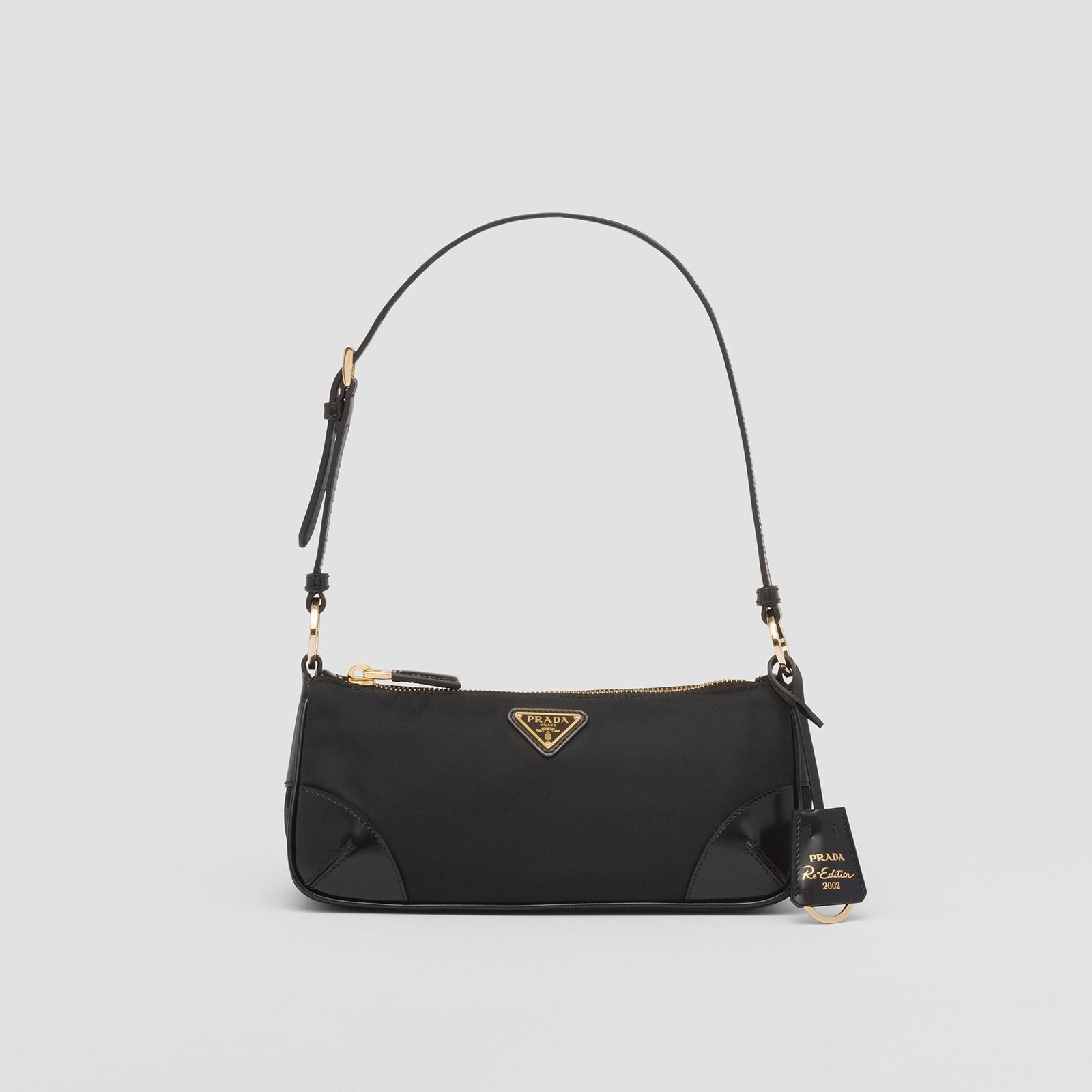 Replica Designer Bag Prada Re-Edition 2002 Re-Nylon And Brushed Leather Shoulder Bag