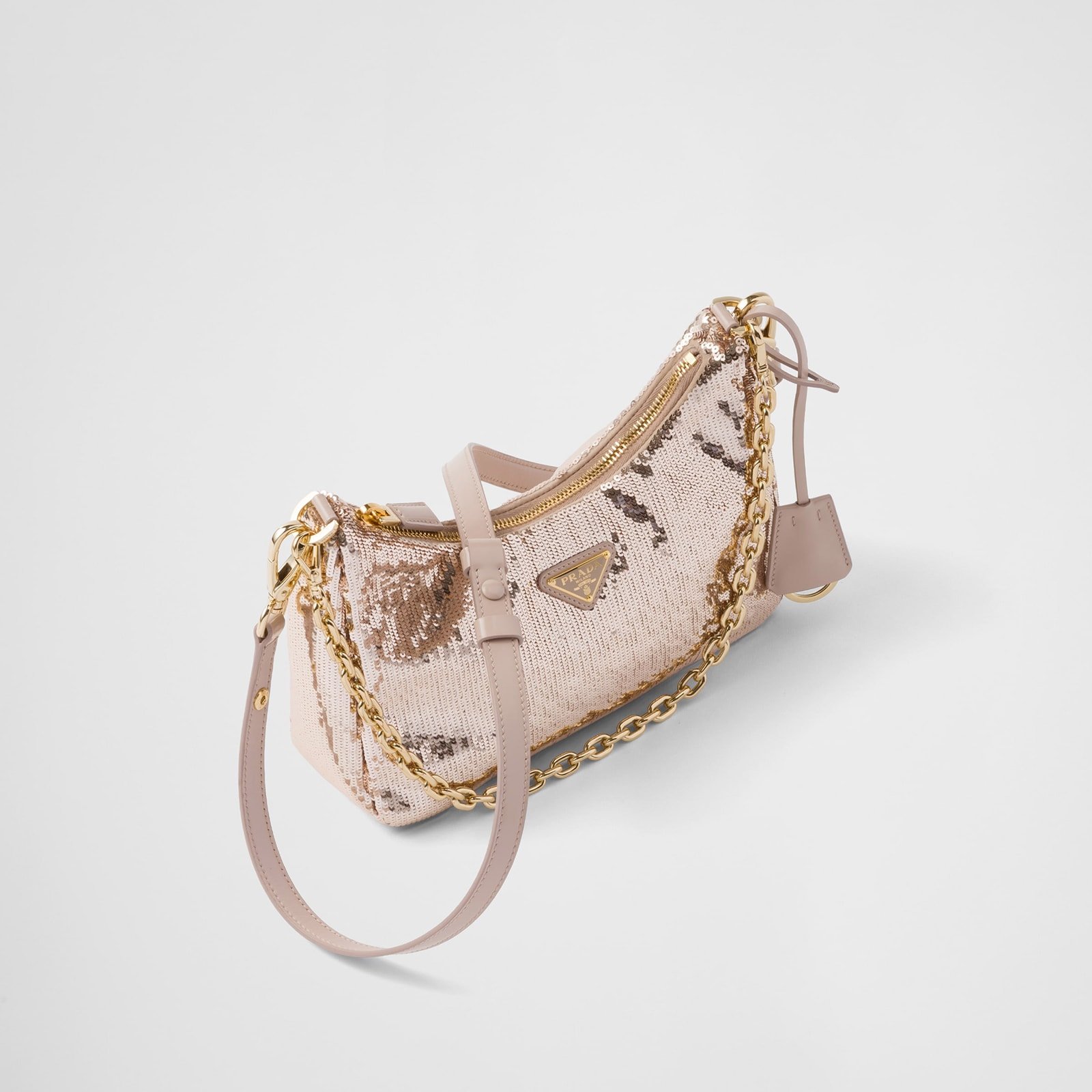 Replica Designer Bag Prada Re-Edition Re-Nylon And Sequin Mini-Bag - Image 3