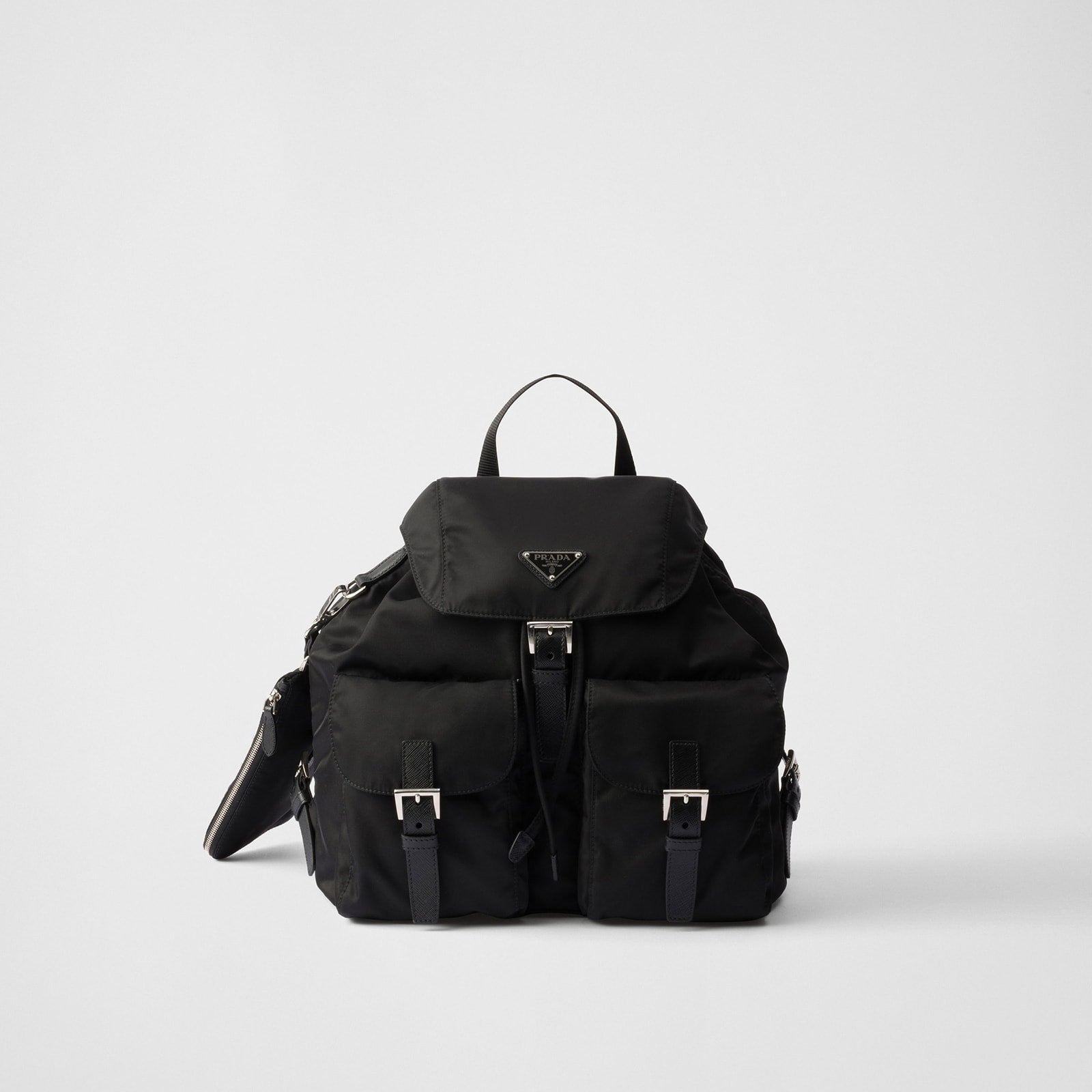 Replica Designer Bag Prada Re-Nylon Medium Backpack With Pouch