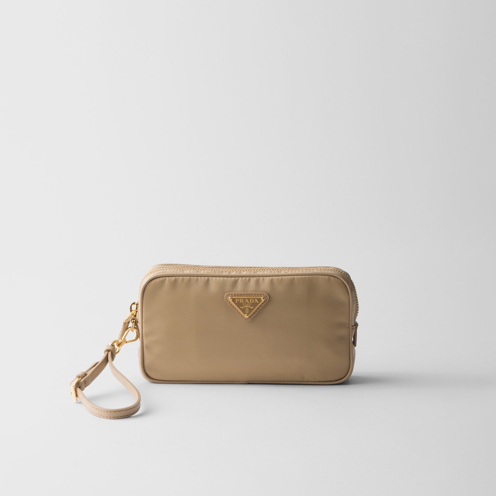 Replica Designer Bag Prada Re-Edition 1978 Re-Nylon And Saffiano Leather Pouch