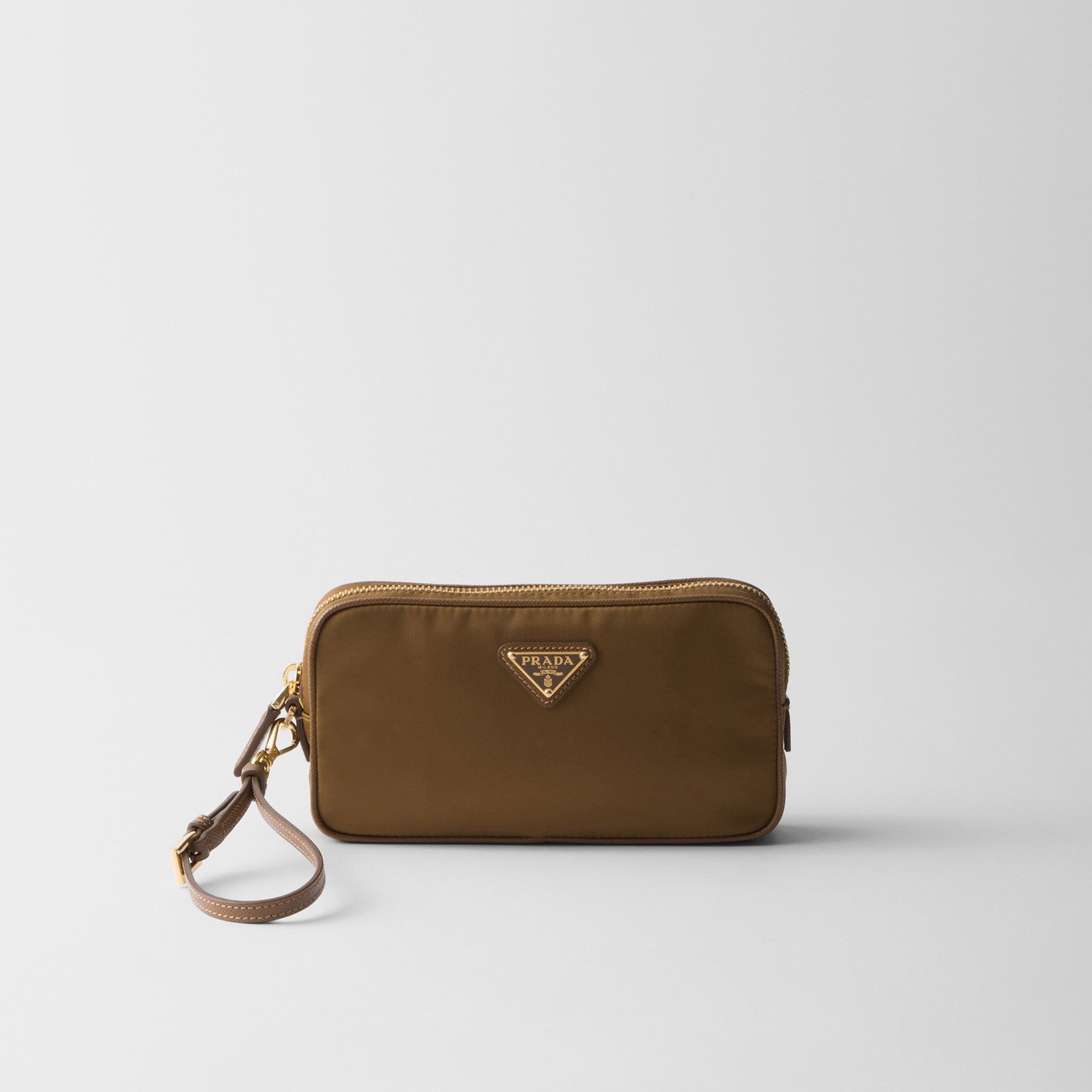 Replica Designer Bag Prada Re-Edition 1978 Re-Nylon And Saffiano Leather Pouch