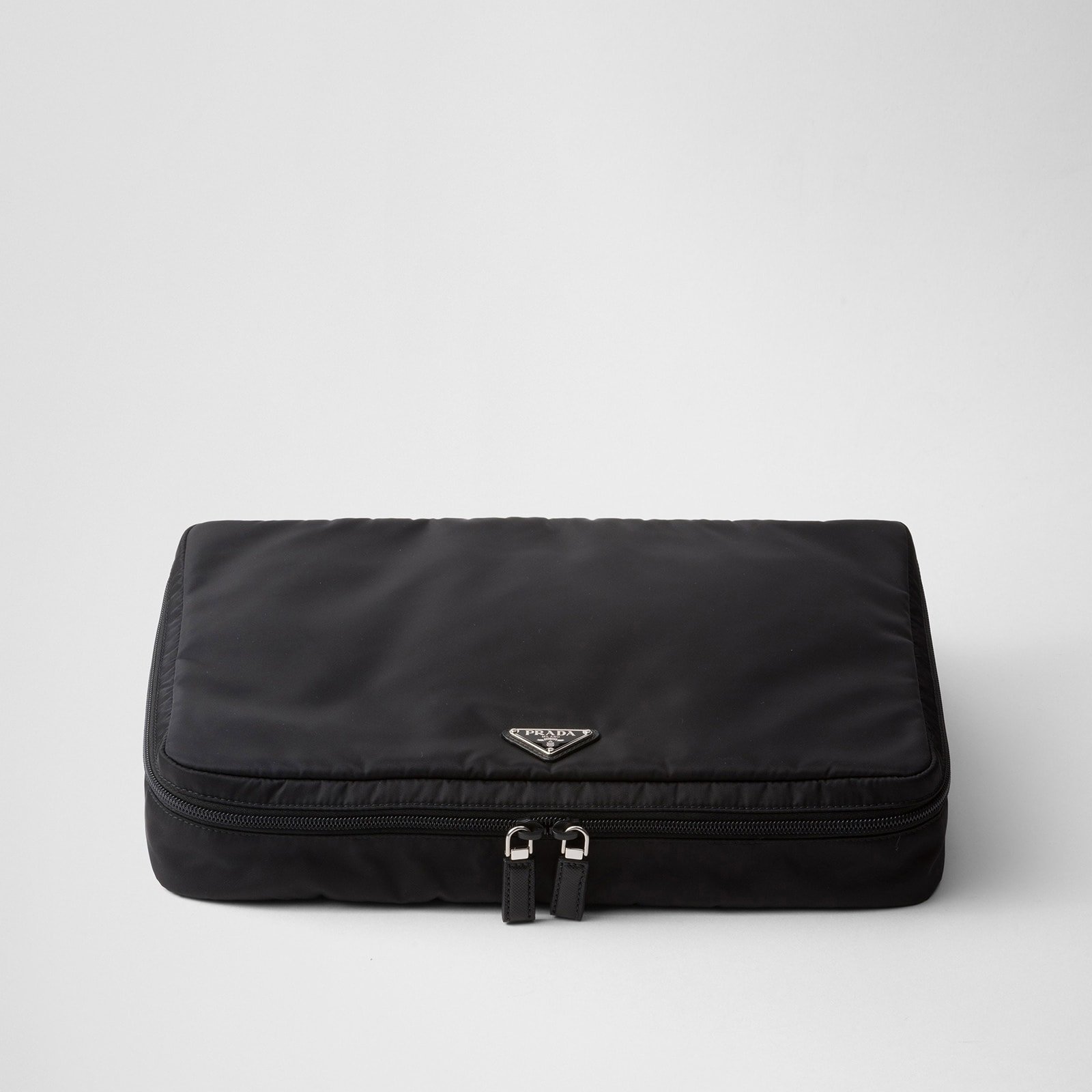 Replica Designer Bag Prada Large Re-Nylon Zipper Pouch