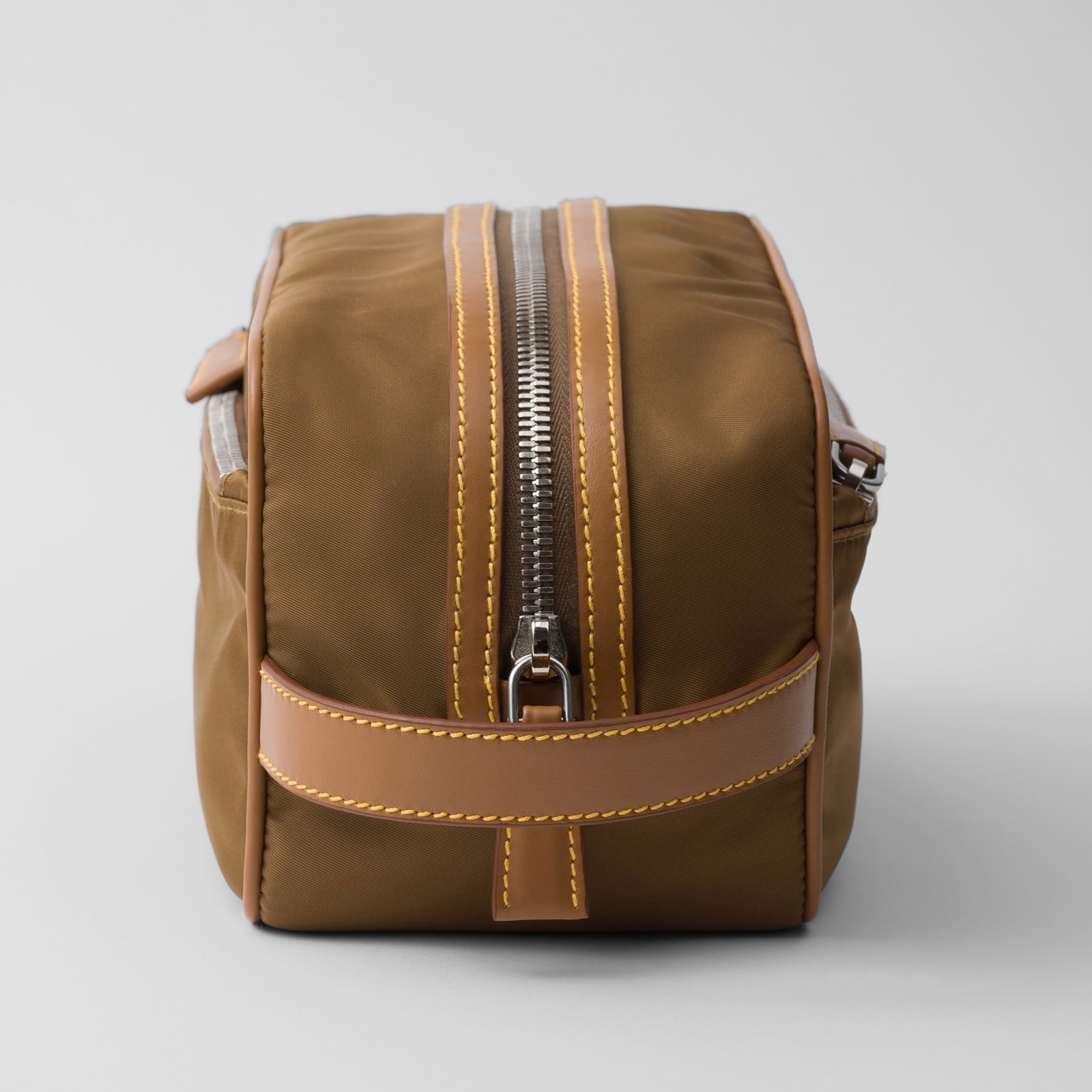 Replica Designer Bag Prada Re-Nylon And Leather Pouch - Image 5