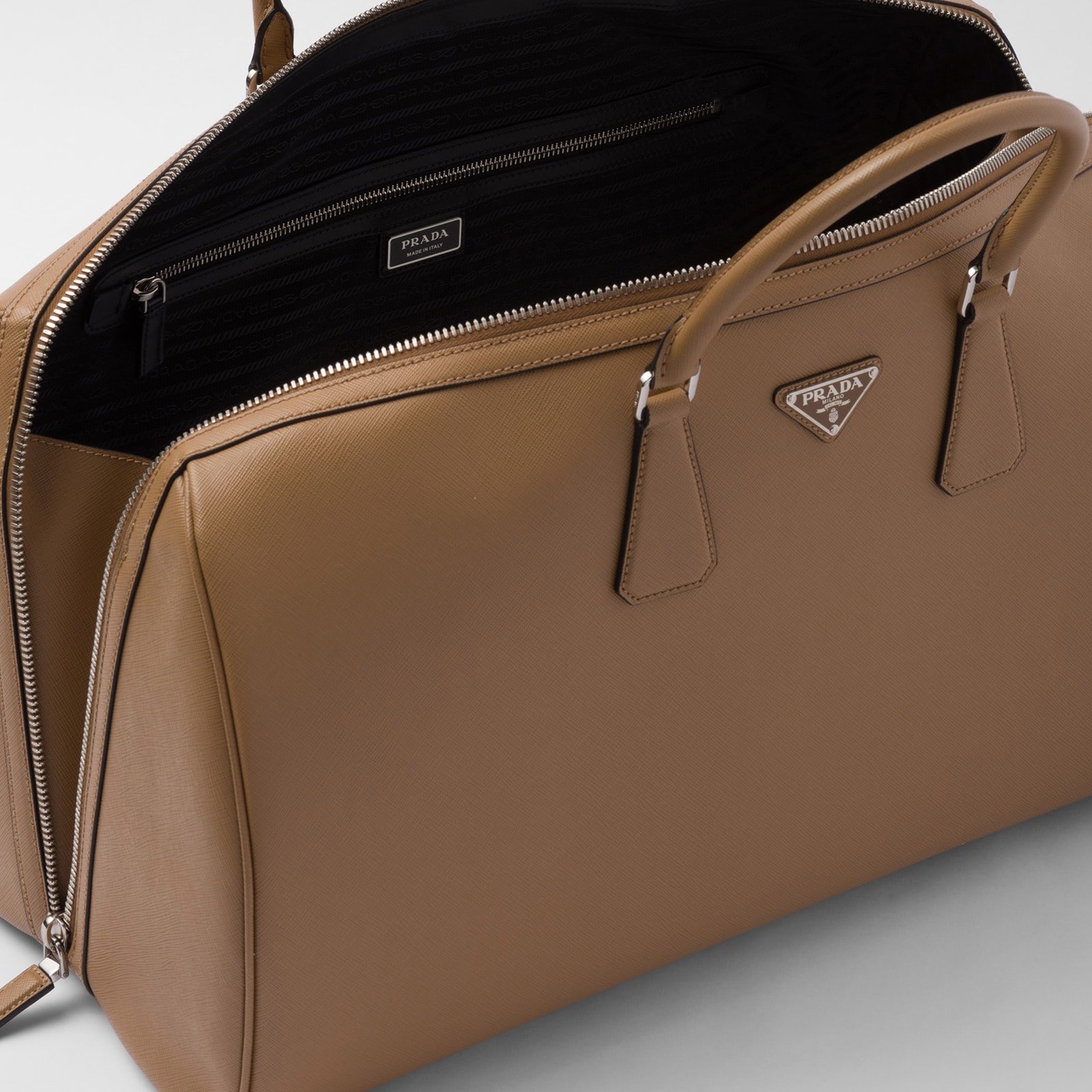 Replica Designer Bag Prada Saffiano Leather Travel Bag - Image 5