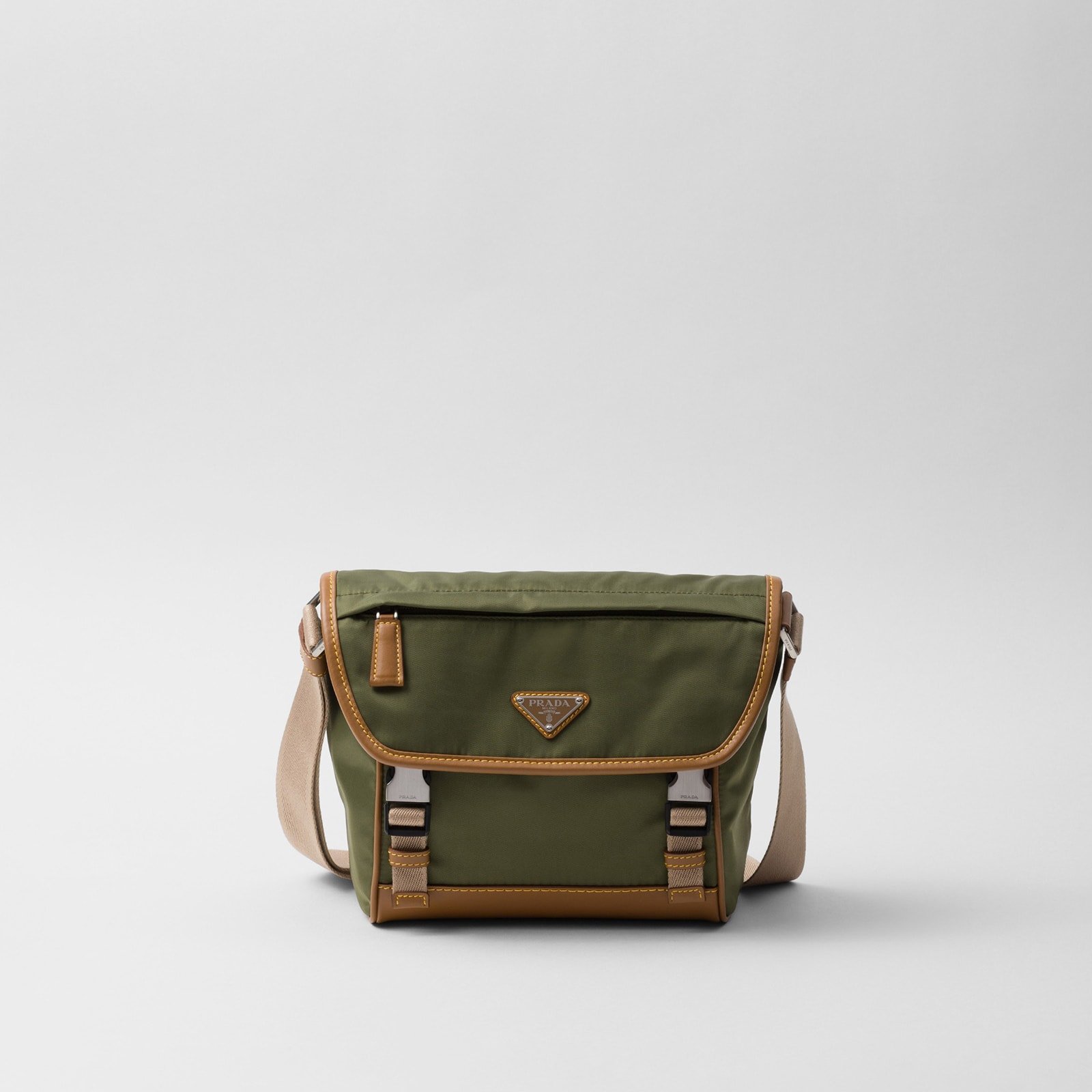 Replica Designer Bag Prada Re-Nylon And Leather Shoulder Bag