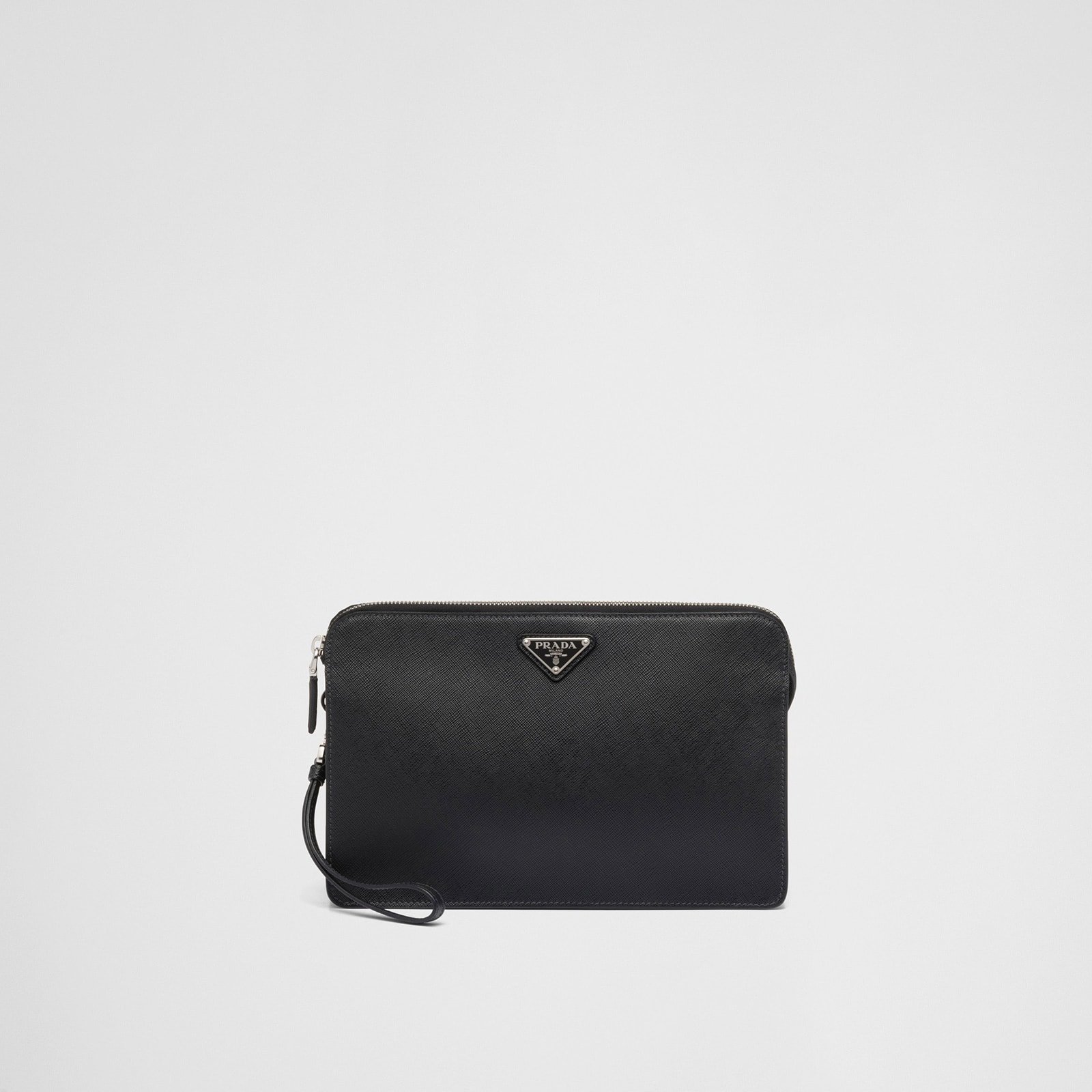 Replica Designer Bag Prada Saffiano Leather Pouch
