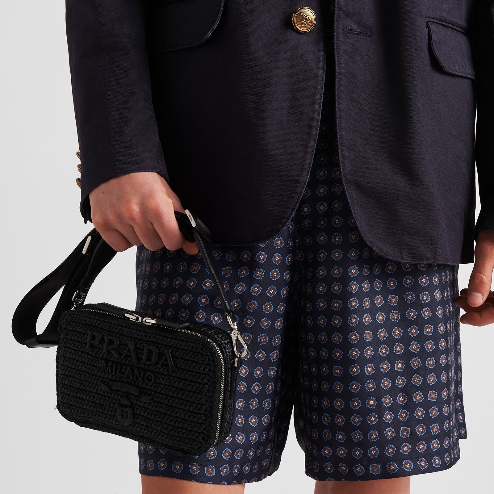 Replica Designer Bag Prada Crochet Brique Bag - Image 2