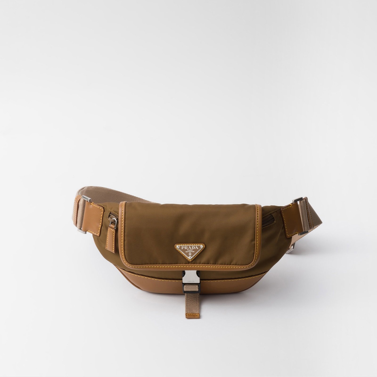 Replica Designer Bag Prada Re-Nylon And Leather Shoulder Bag