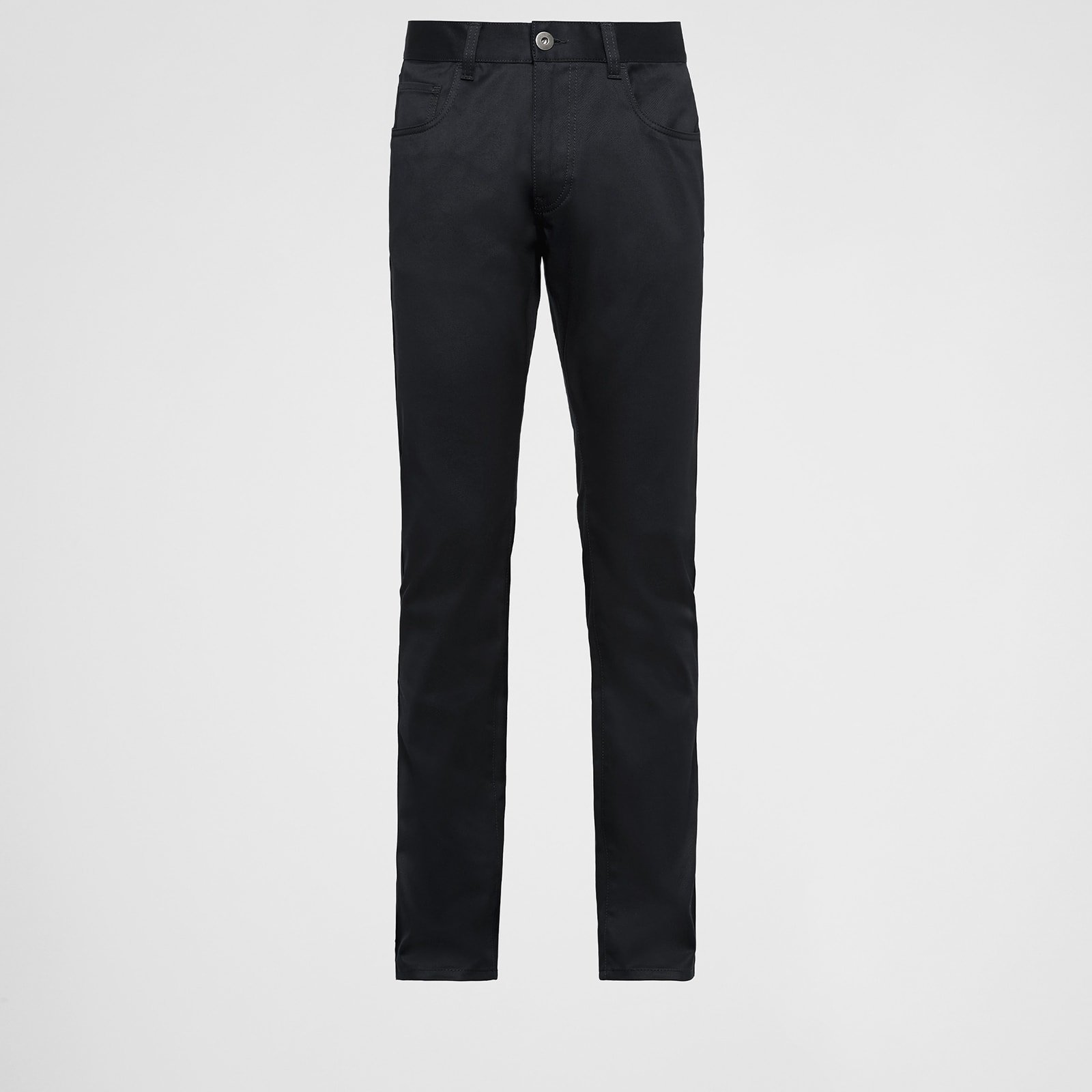 Prada Five-Pocket Stretch Drill Jeans
