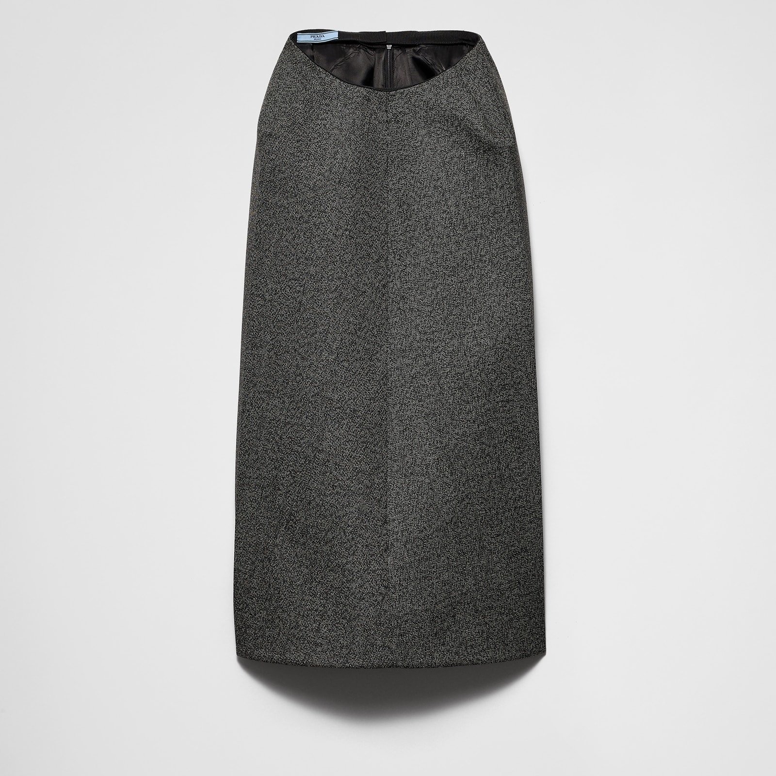 Prada Mouline Midi-Skirt