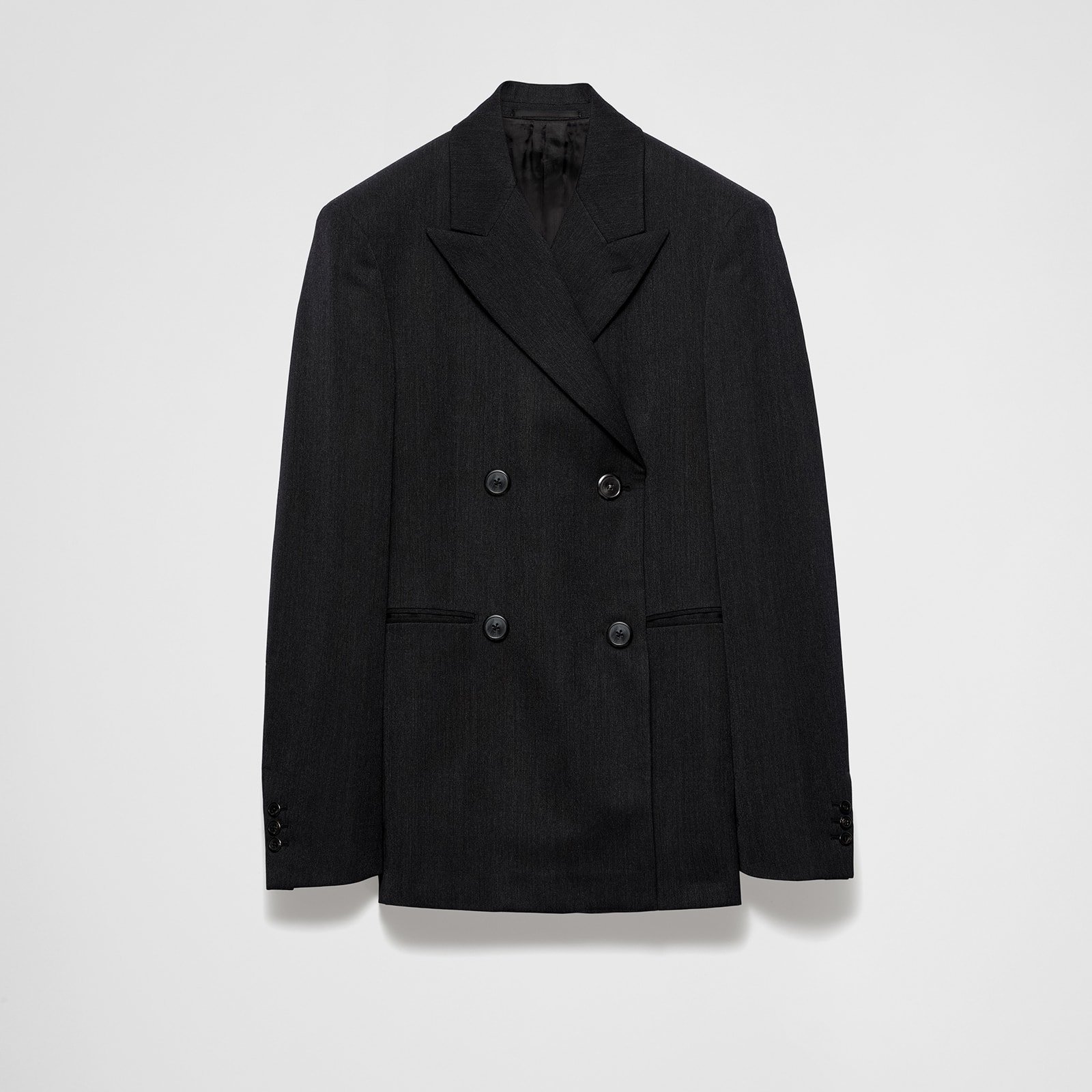 Prada Double-Breasted Gabardine Jacket