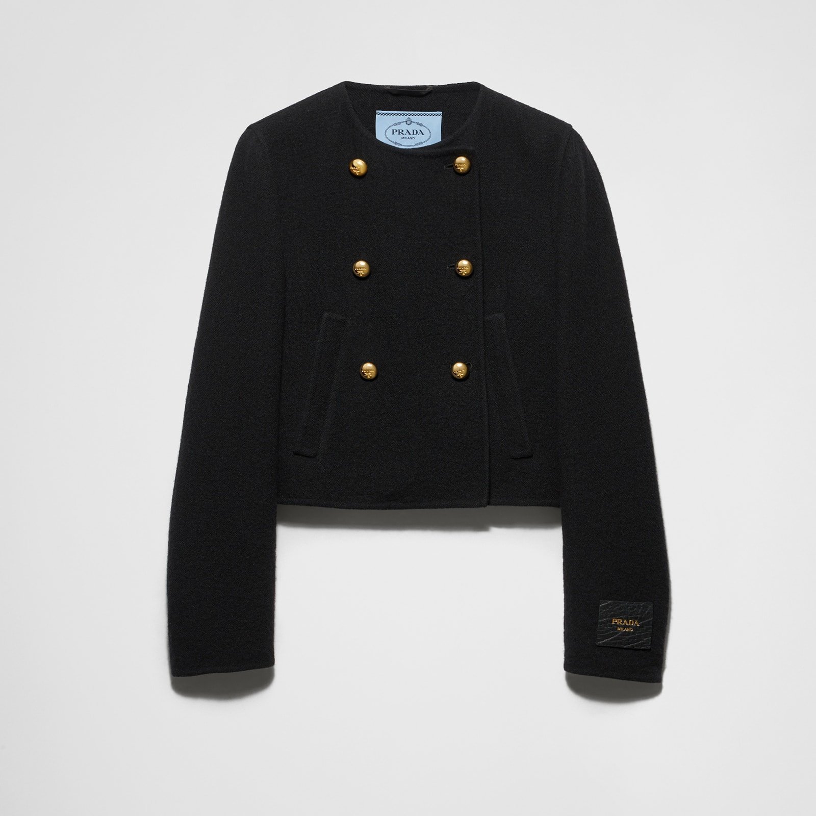 Prada Double-Breasted Twill Jacket