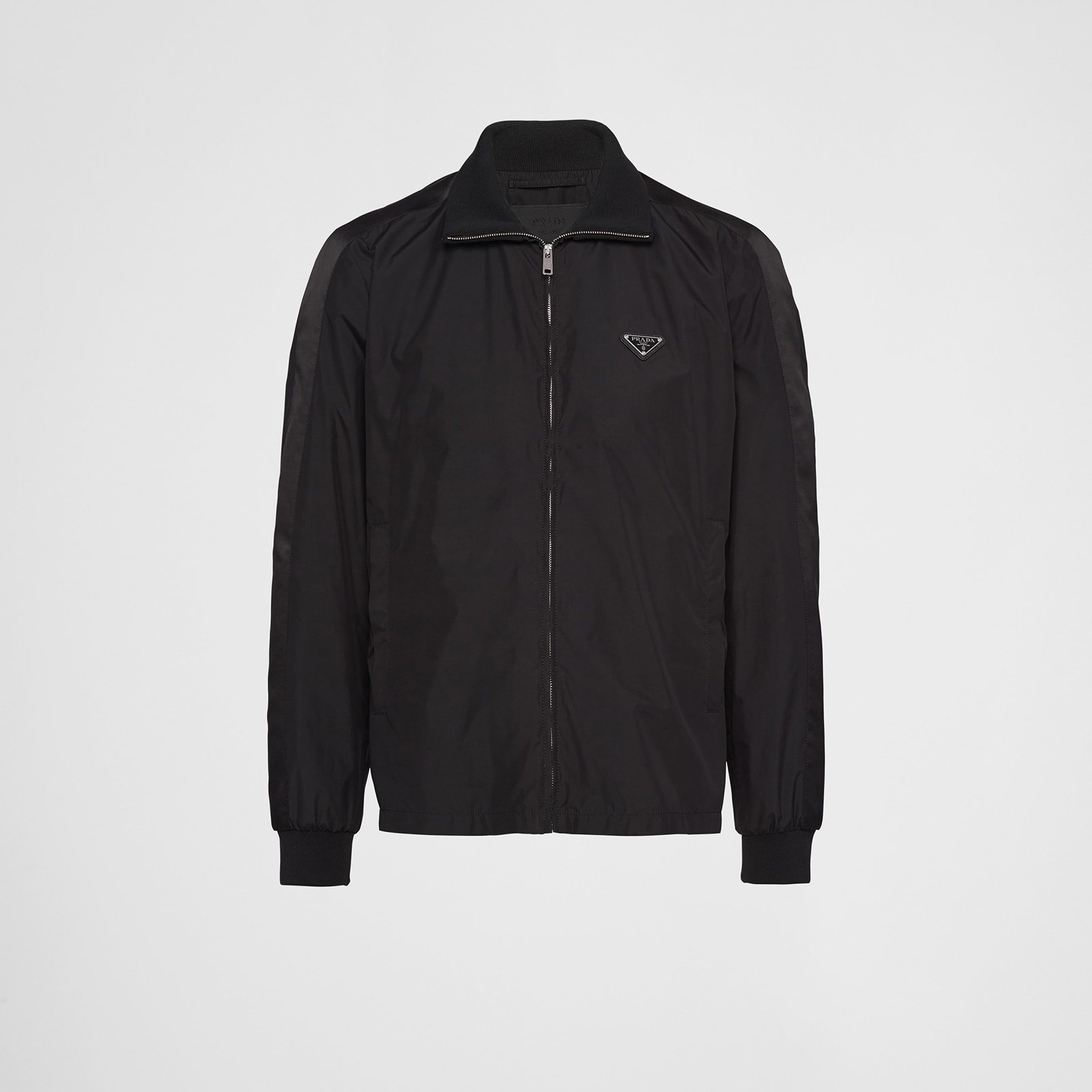 Prada Silk Blend Blouson Jacket