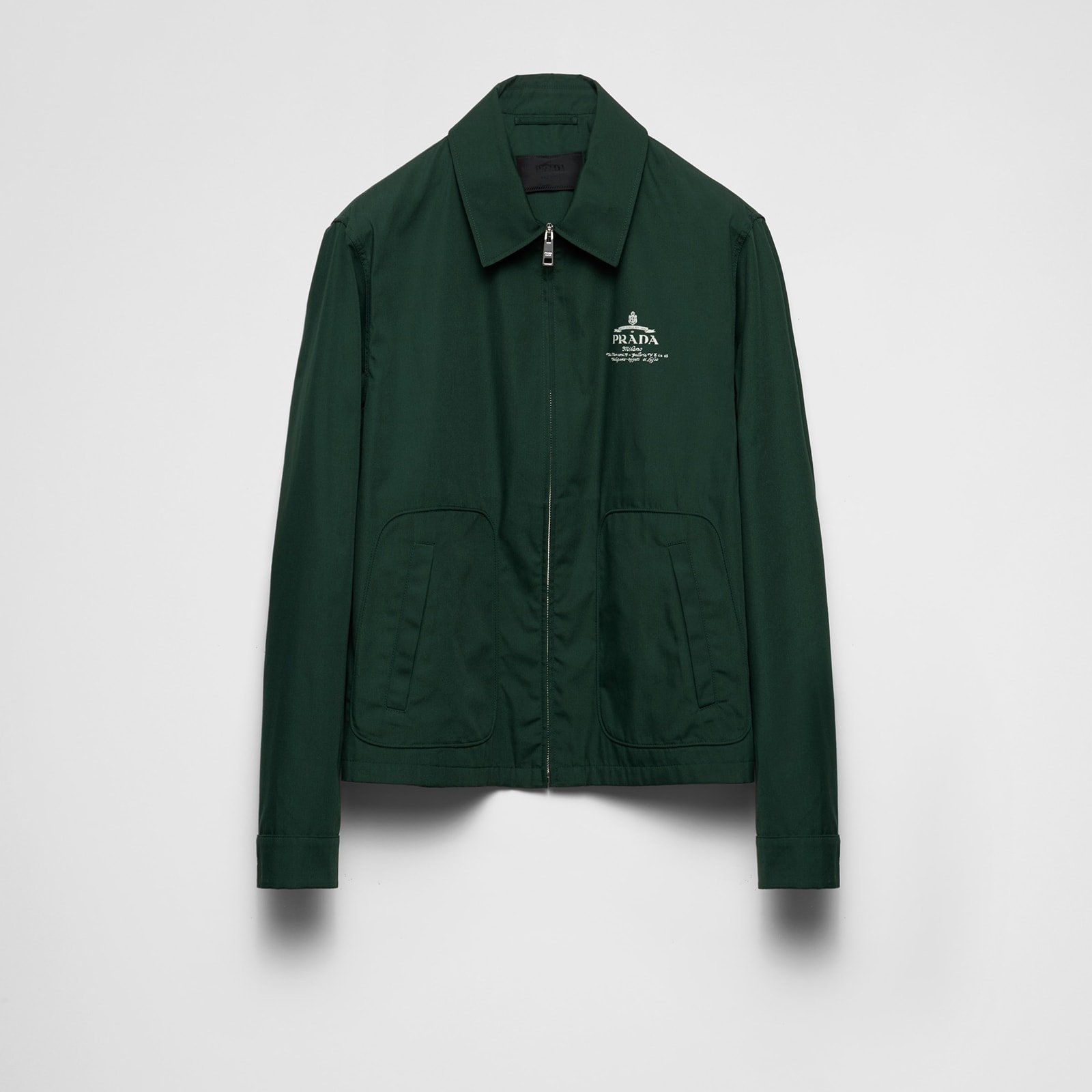 Prada Cotton Blend Blouson Jacket